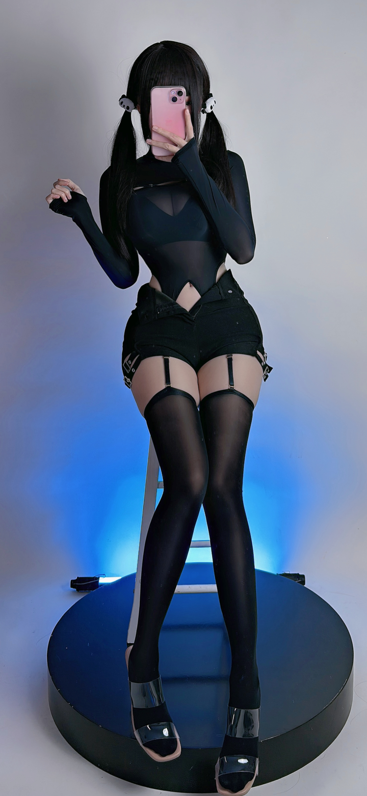 miko酱ww NO.037 2023年12月合集 [187P 1.43GB]-黑丝连体衣_第1集