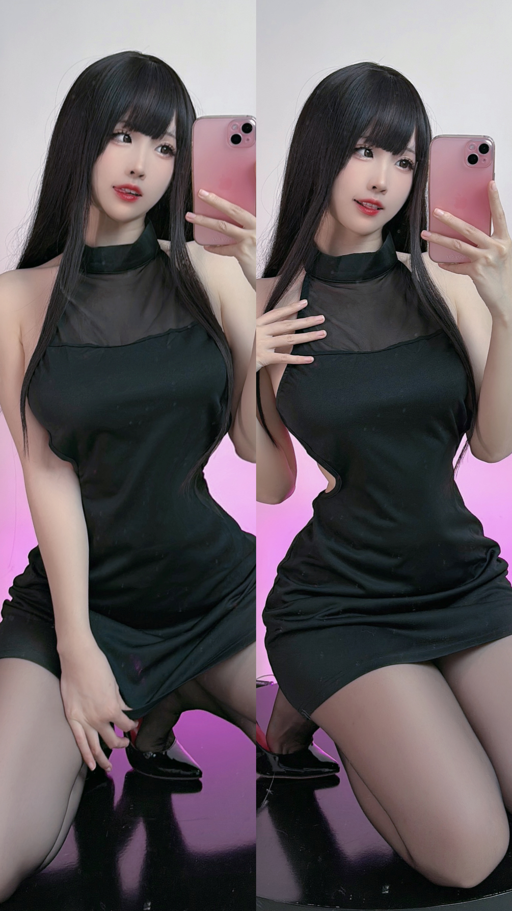 miko酱ww NO.037 2023年12月合集 [187P 1.43GB]-黑色包臀_第1集