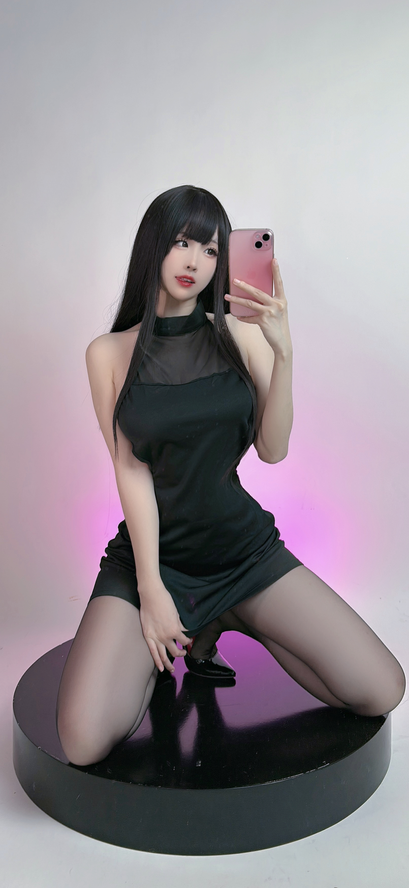 miko酱ww NO.037 2023年12月合集 [187P 1.43GB]-黑色包臀_第1集