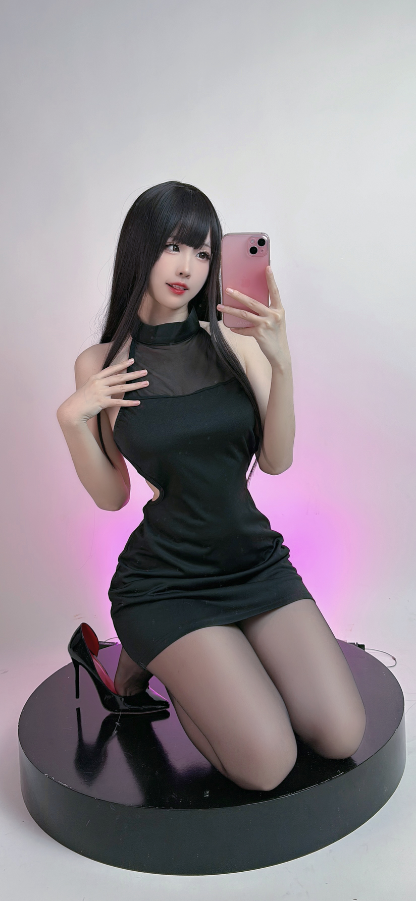 miko酱ww NO.037 2023年12月合集 [187P 1.43GB]-黑色包臀_第1集