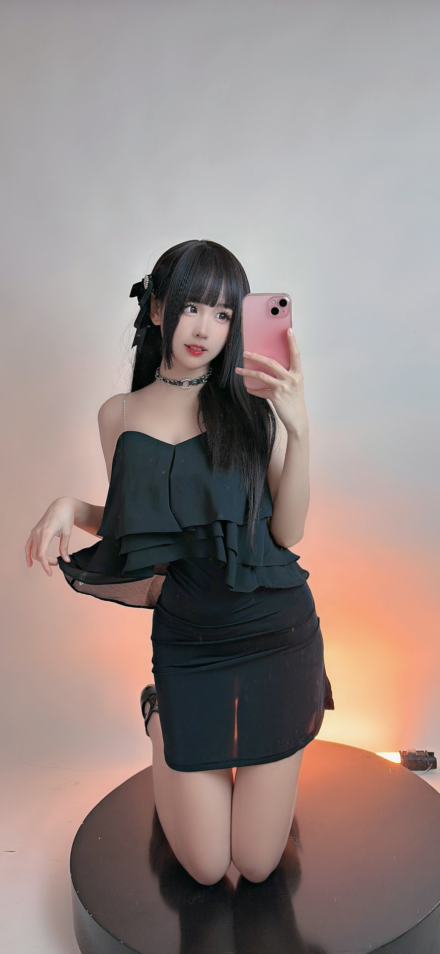 miko酱ww NO.037 2023年12月合集 [187P 1.43GB]-黑色包臀裙_第1集