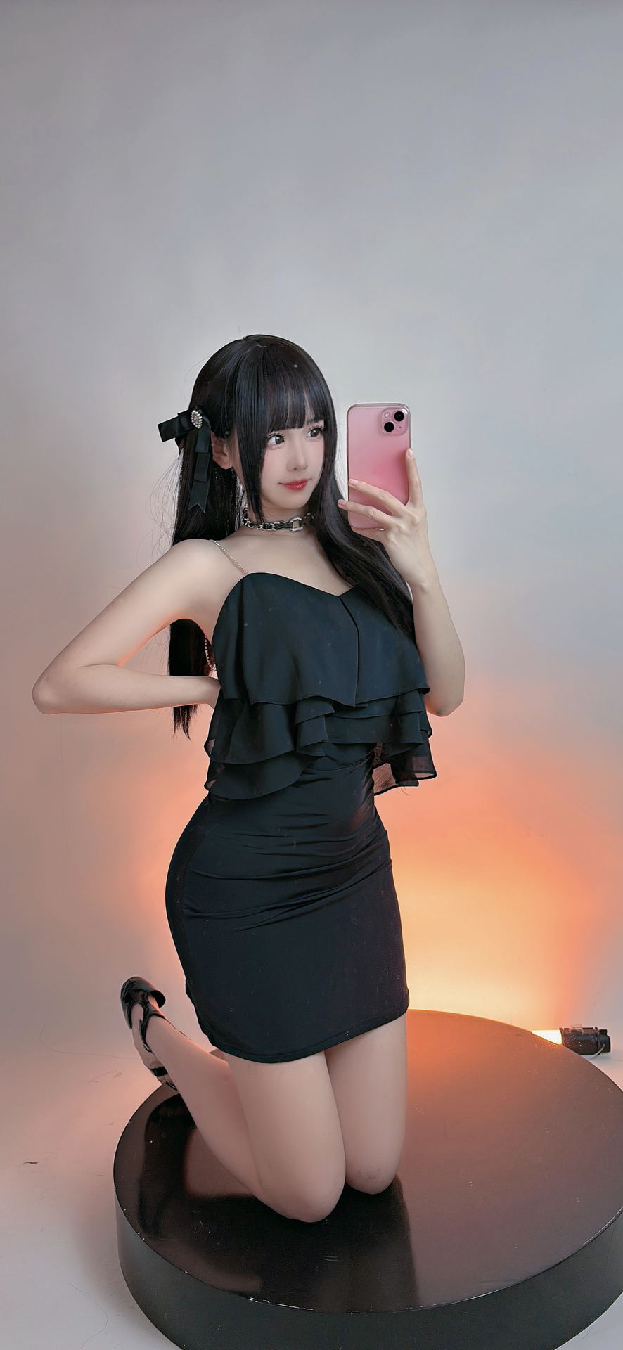 miko酱ww NO.037 2023年12月合集 [187P 1.43GB]-黑色包臀裙_第1集