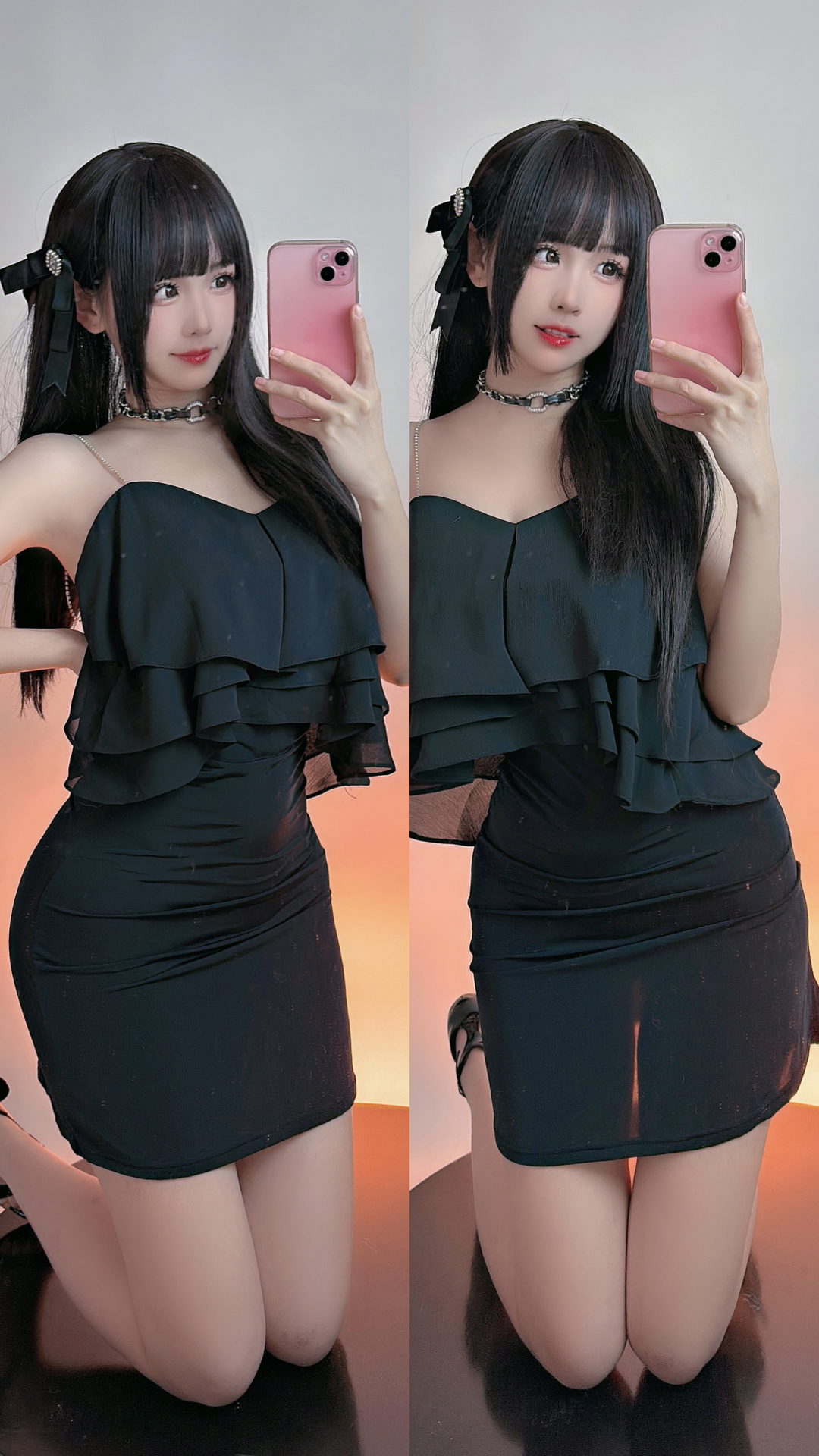 miko酱ww NO.037 2023年12月合集 [187P 1.43GB]-黑色包臀裙_第1集