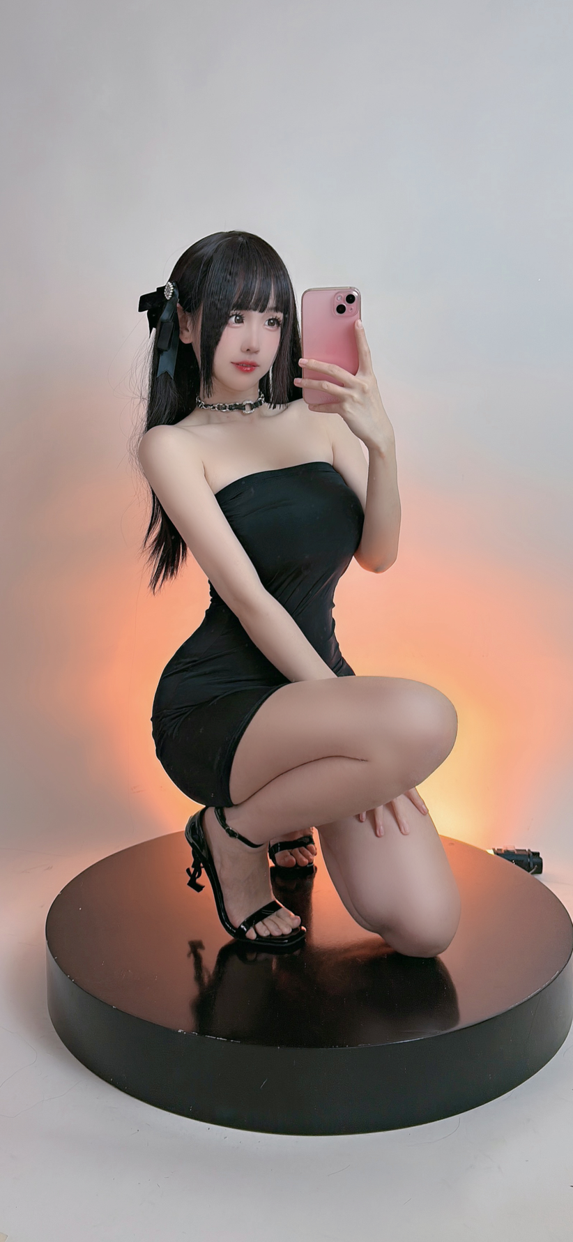 miko酱ww NO.037 2023年12月合集 [187P 1.43GB]-黑色包臀裙_第1集