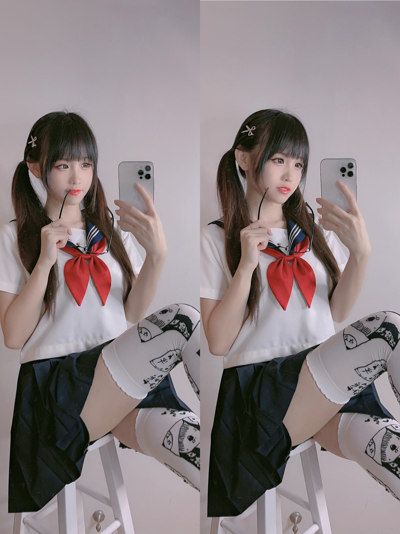 miko酱ww NO.041 自拍系列mikoの白丝01[241P-1.7GB]_第6集