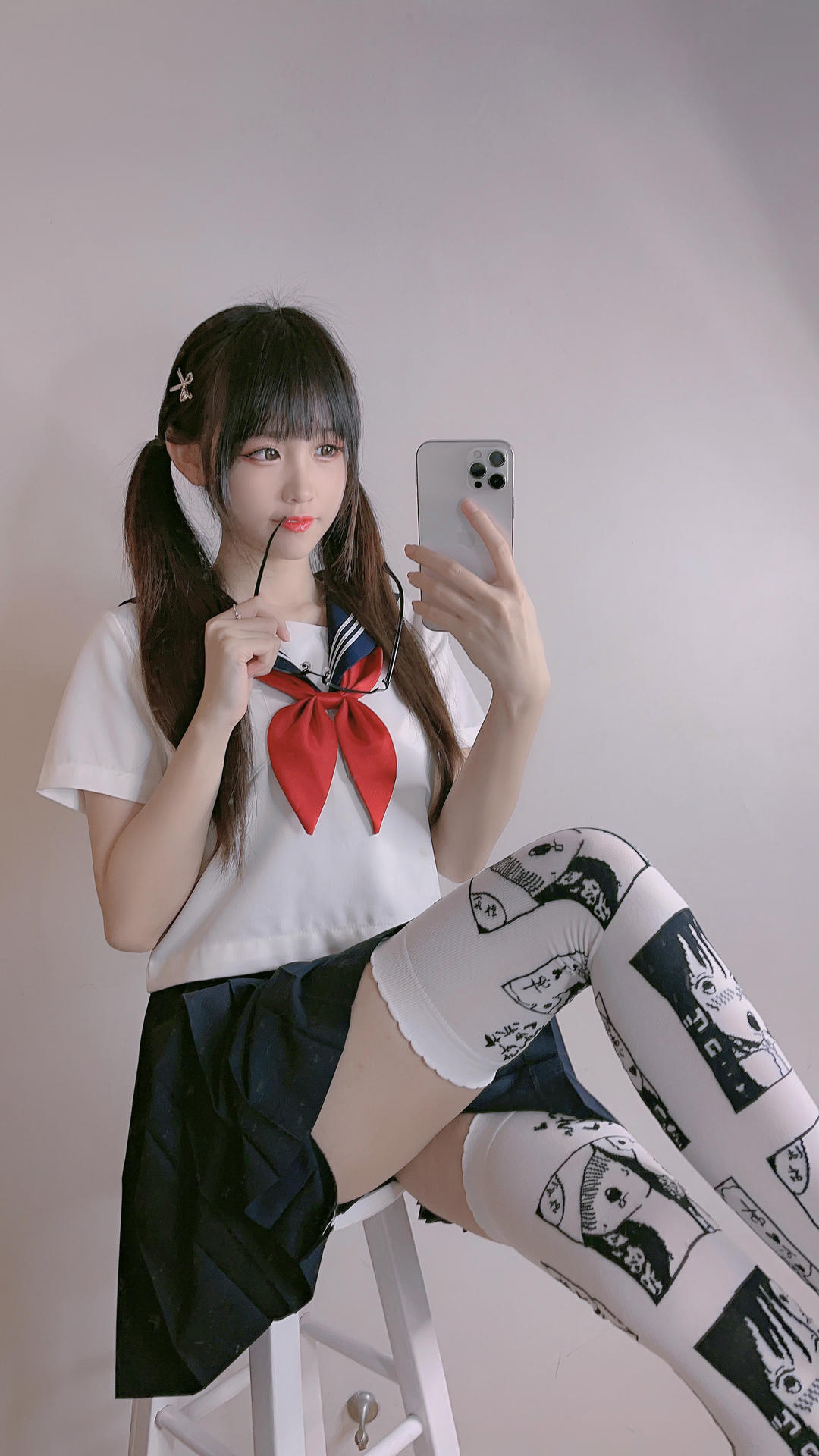 miko酱ww NO.041 自拍系列mikoの白丝01[241P-1.7GB]_第5集