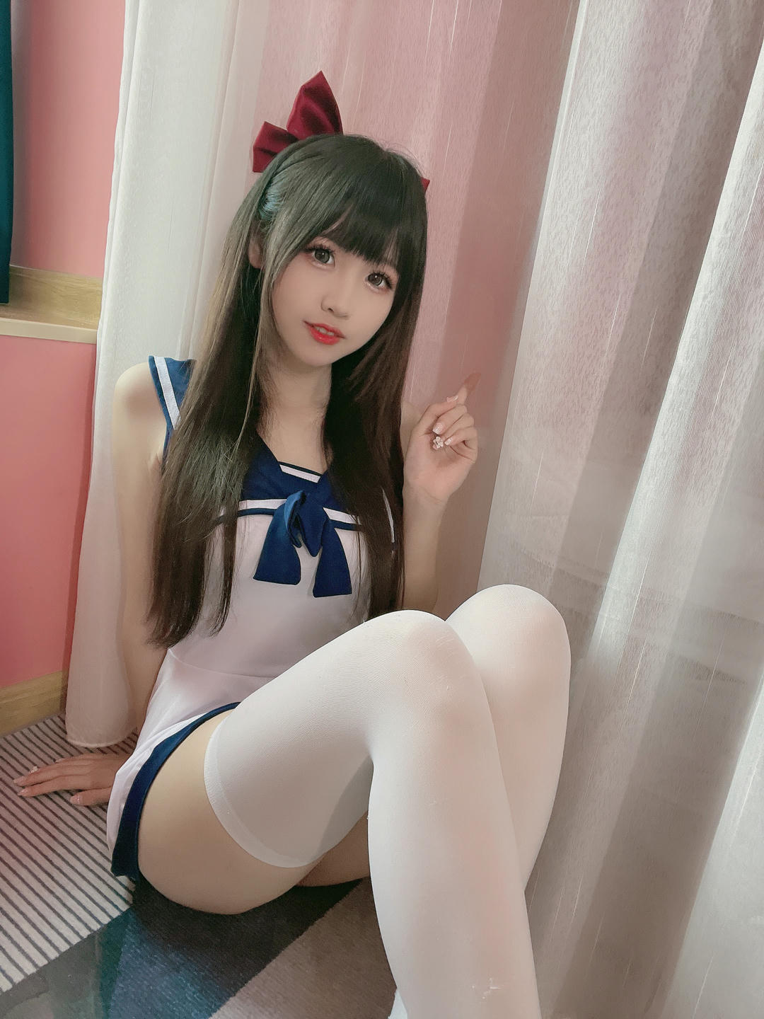 miko酱ww NO.042 自拍系列mikoの白丝02[225P-1.57GB]_第6集