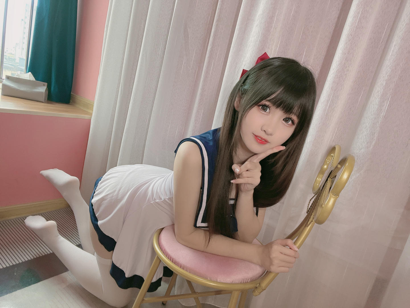 miko酱ww NO.042 自拍系列mikoの白丝02[225P-1.57GB]_第6集