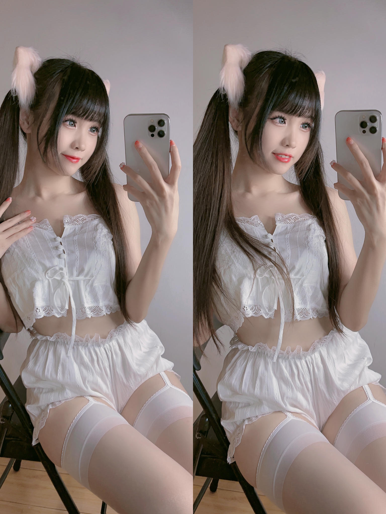 miko酱ww NO.042 自拍系列mikoの白丝02[225P-1.57GB]_第7集