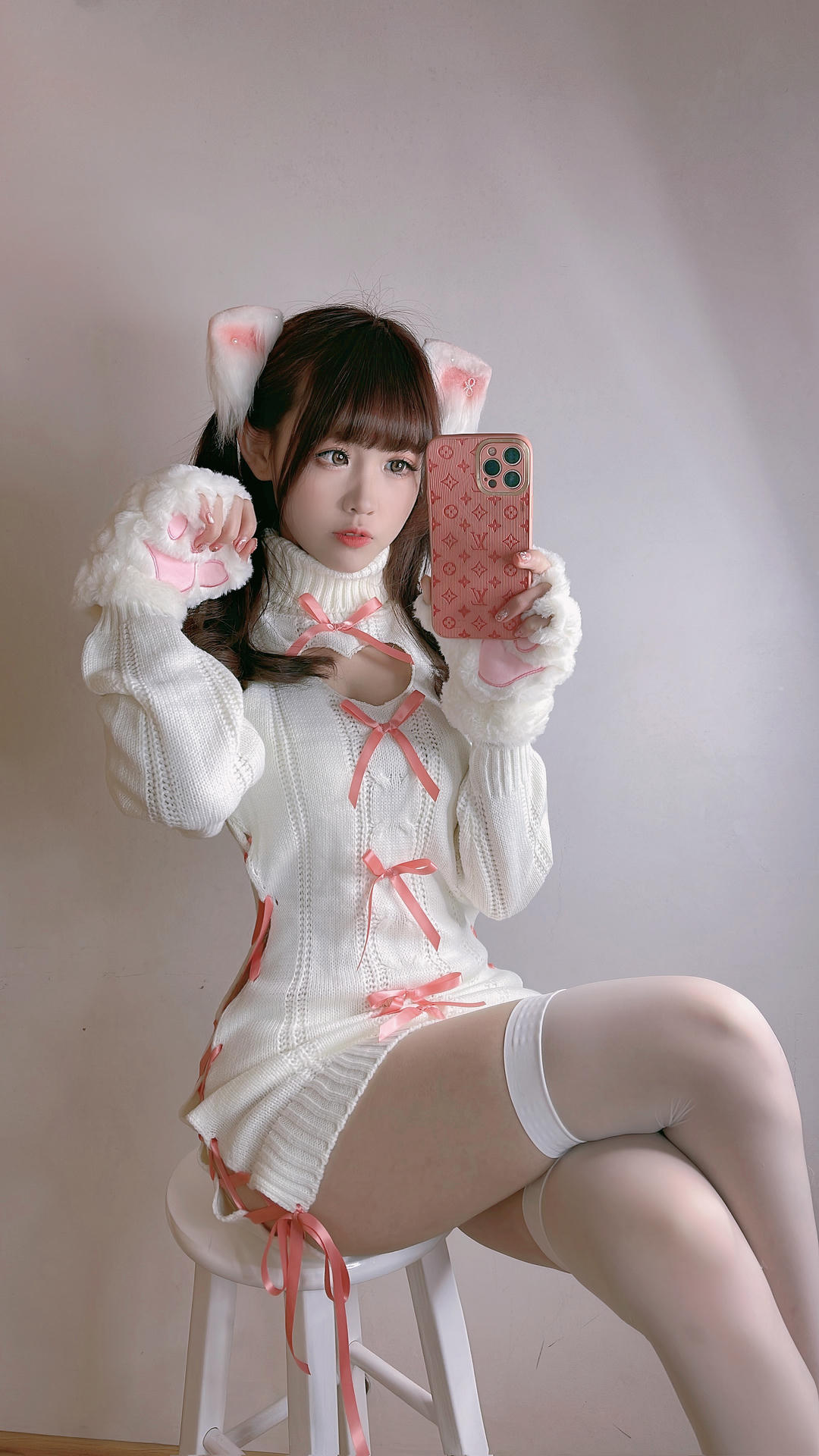 miko酱ww NO.043 自拍系列mikoの白丝03[201P-1.06GB]_第6集