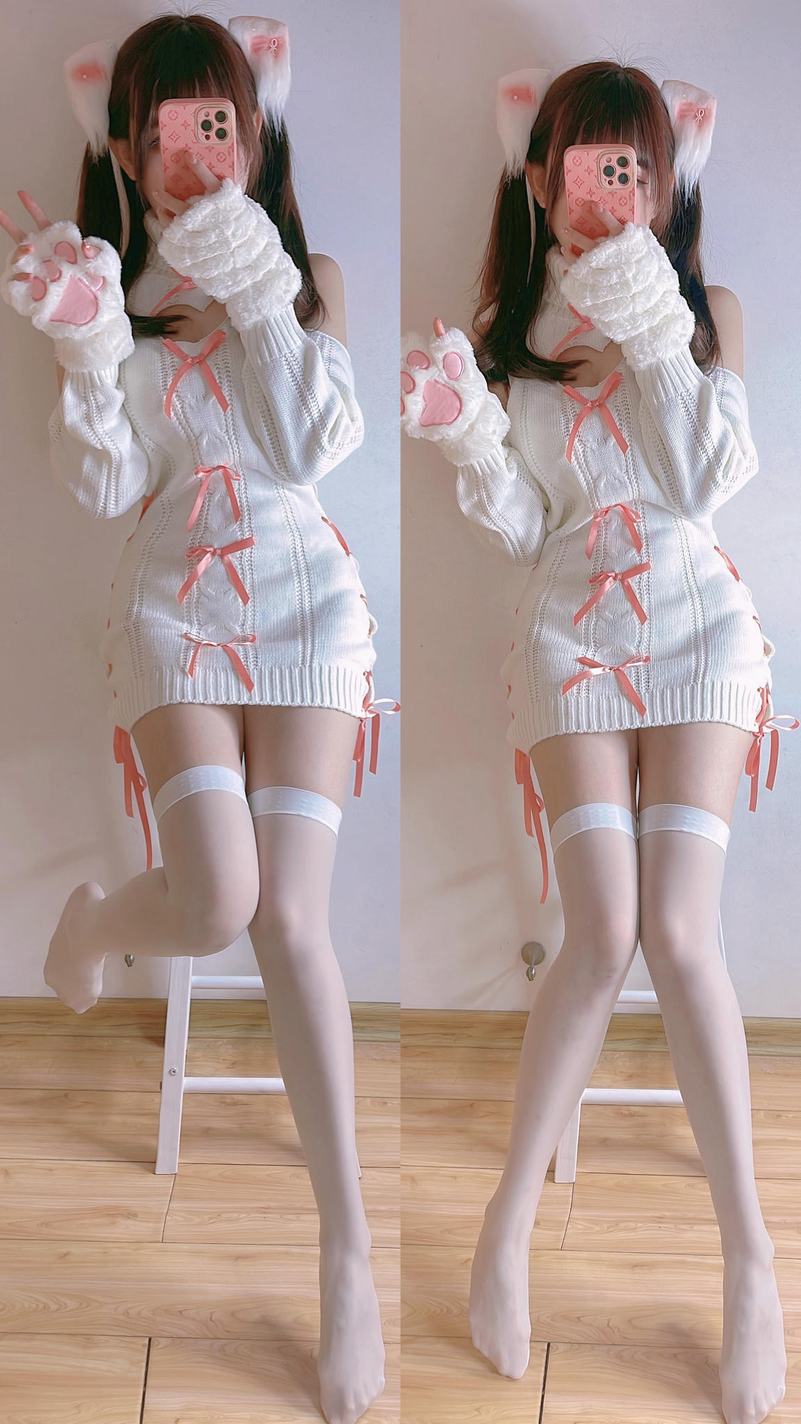 miko酱ww NO.043 自拍系列mikoの白丝03[201P-1.06GB]_第6集