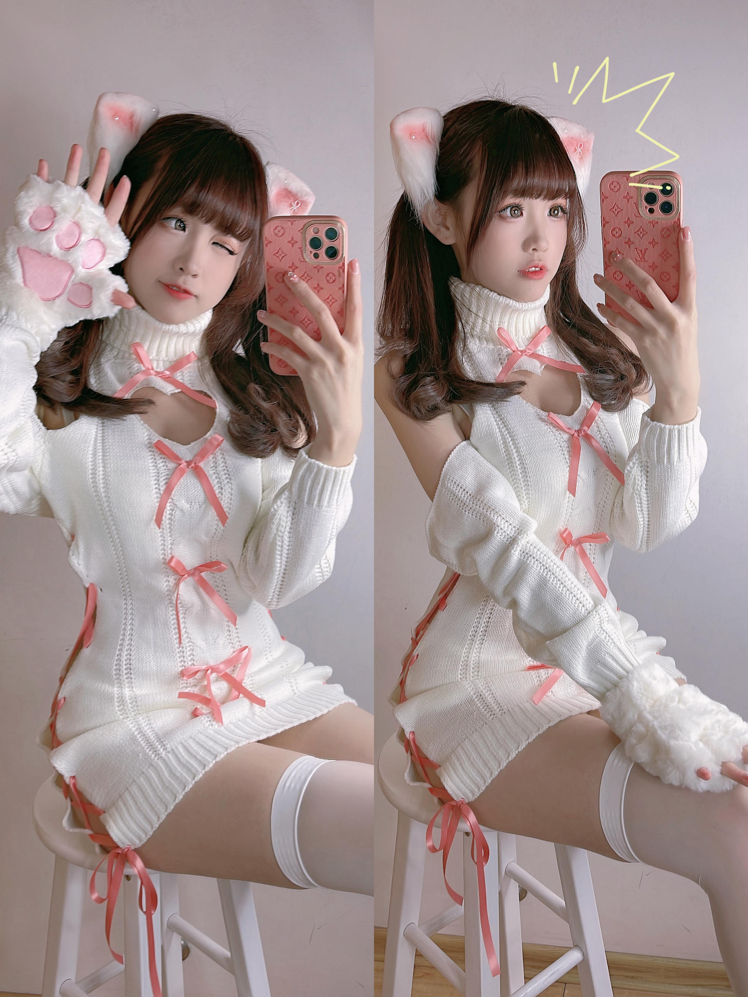 miko酱ww NO.043 自拍系列mikoの白丝03[201P-1.06GB]_第6集