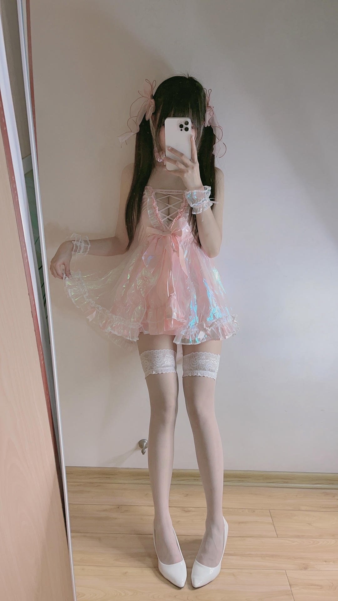 miko酱ww NO.043 自拍系列mikoの白丝03[201P-1.06GB]_第7集