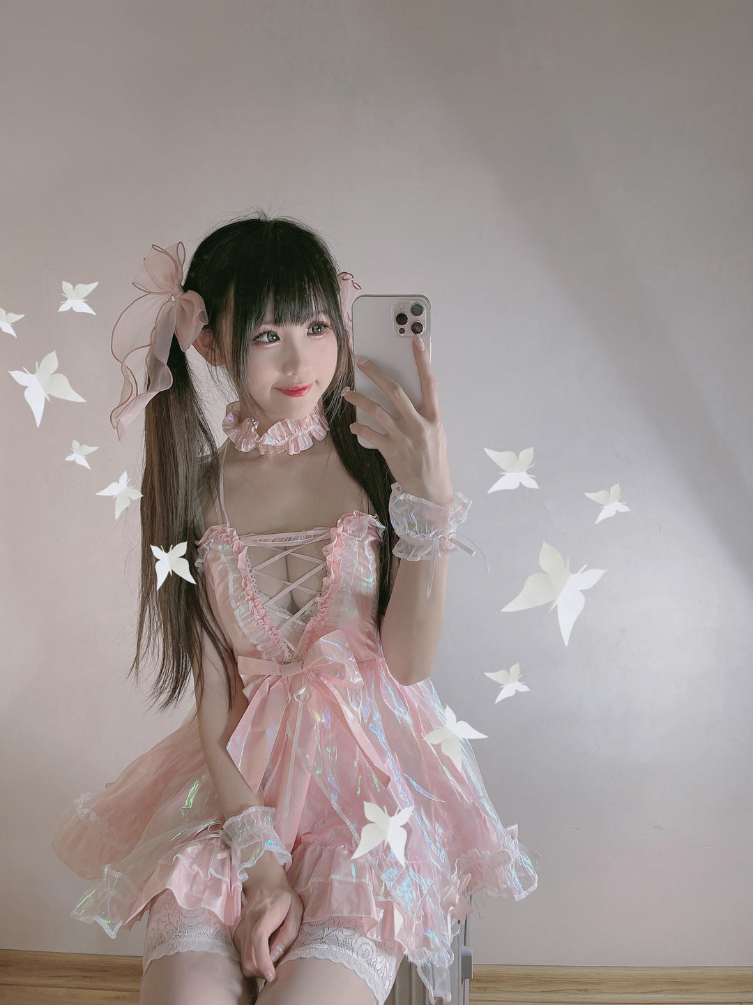 miko酱ww NO.043 自拍系列mikoの白丝03[201P-1.06GB]_第8集