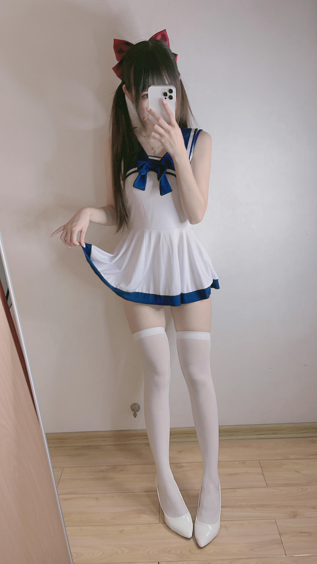 miko酱ww NO.043 自拍系列mikoの白丝03[201P-1.06GB]_第4集