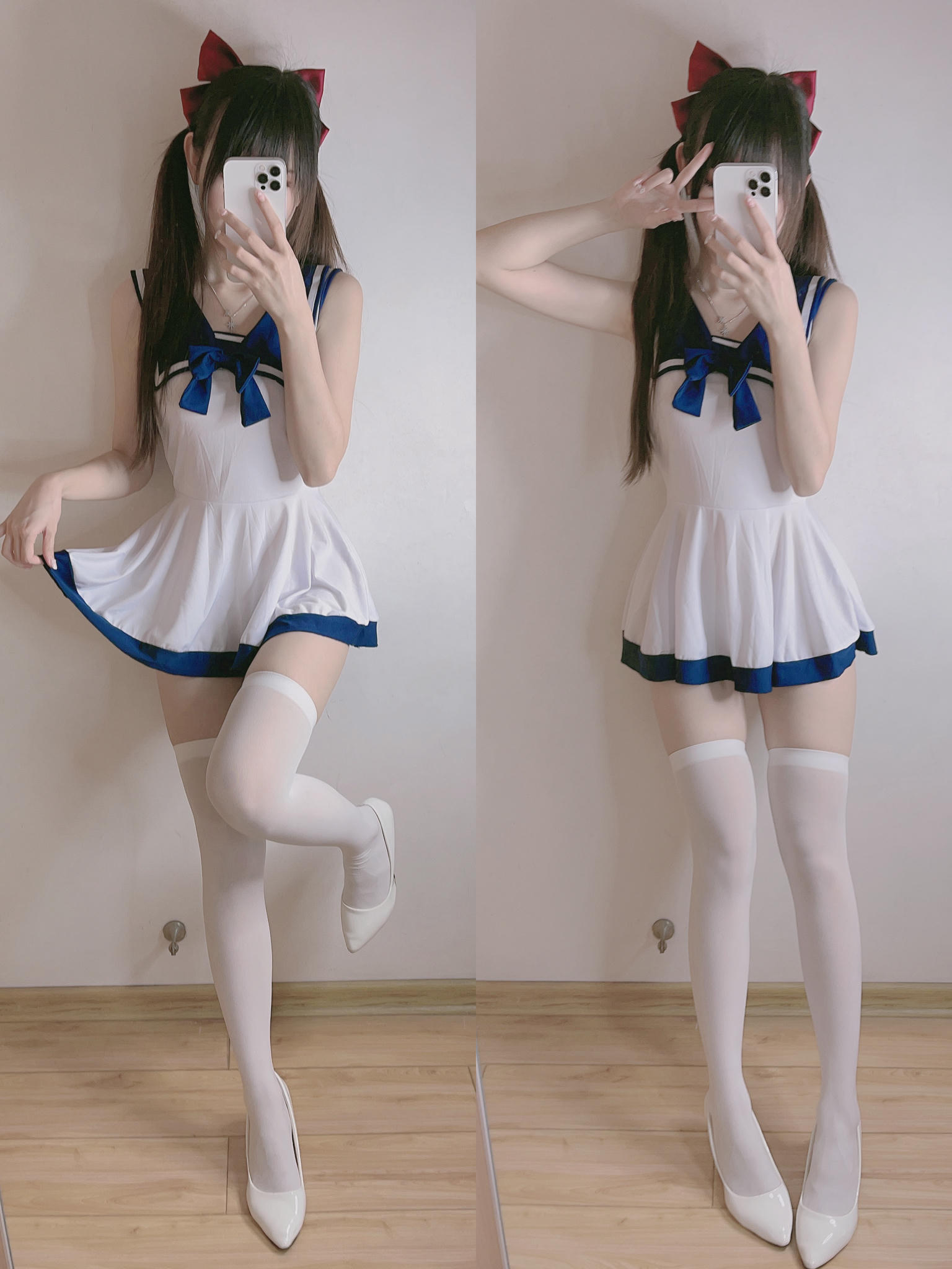 miko酱ww NO.043 自拍系列mikoの白丝03[201P-1.06GB]_第5集