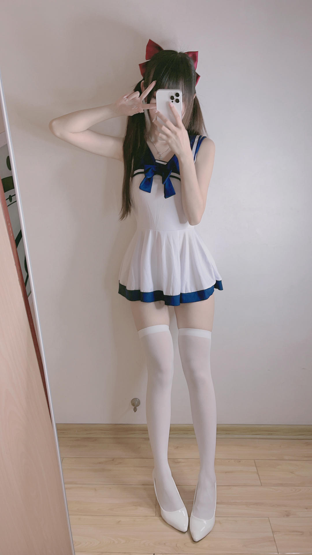 miko酱ww NO.043 自拍系列mikoの白丝03[201P-1.06GB]_第5集