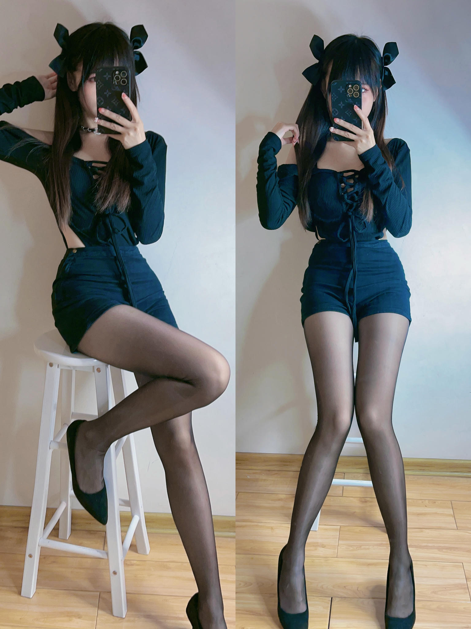 miko酱ww NO.045 自拍系列mikoの黑丝01 [229P-1.39GB]_第4集