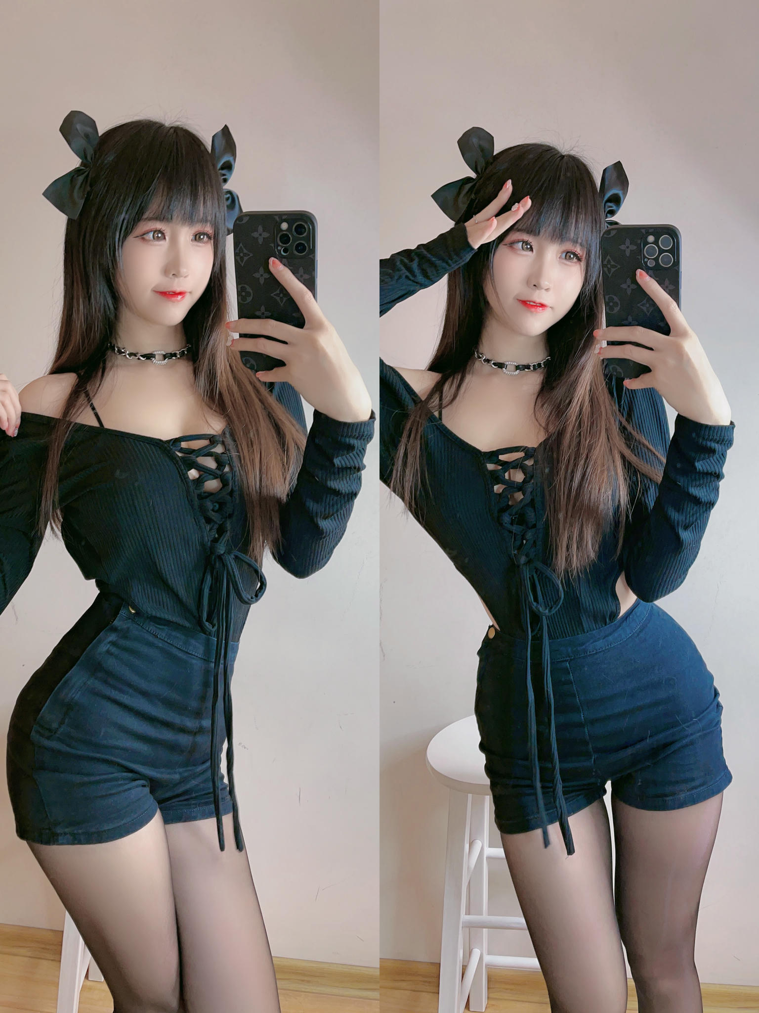 miko酱ww NO.045 自拍系列mikoの黑丝01 [229P-1.39GB]_第4集