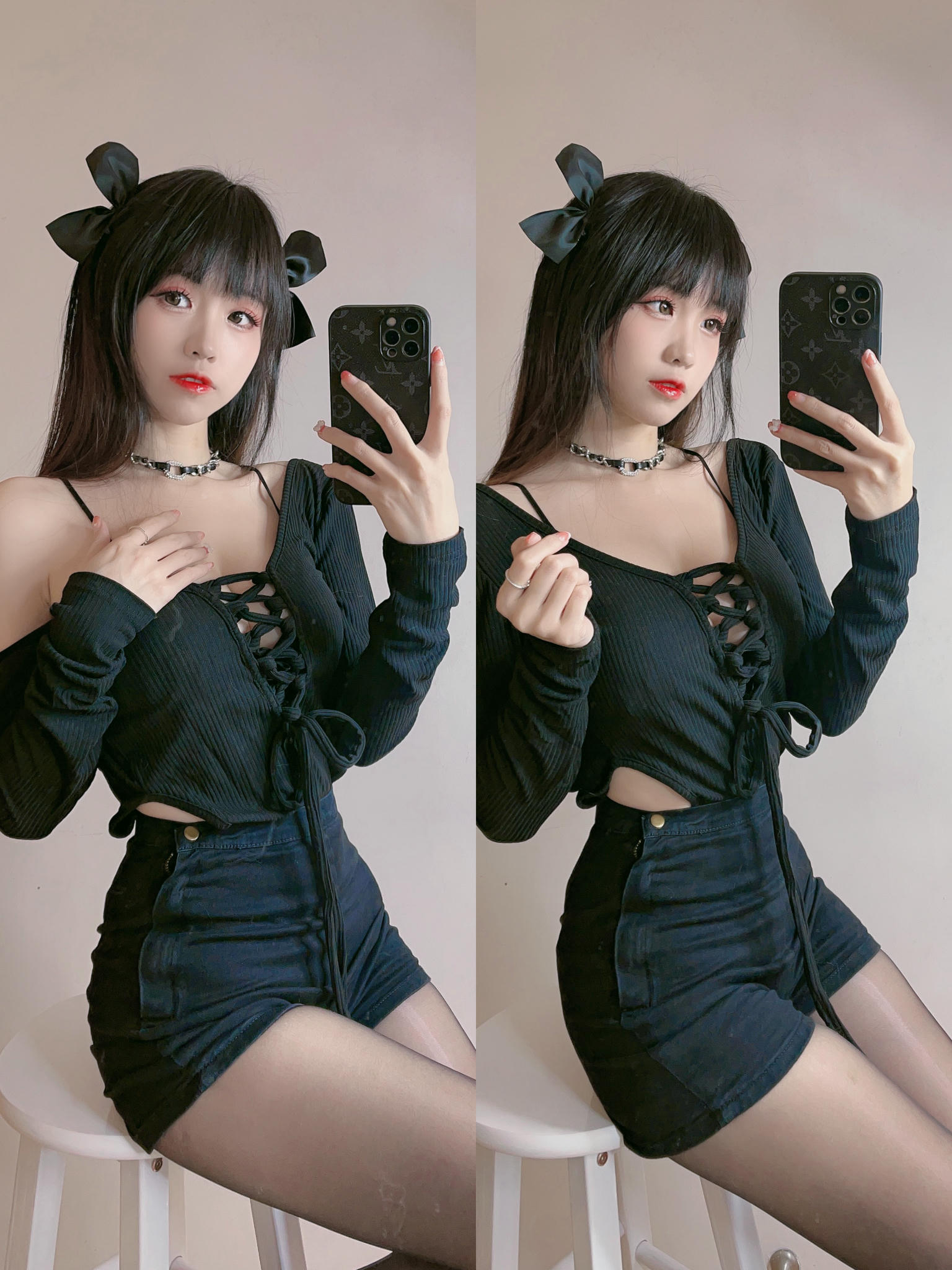 miko酱ww NO.045 自拍系列mikoの黑丝01 [229P-1.39GB]_第4集