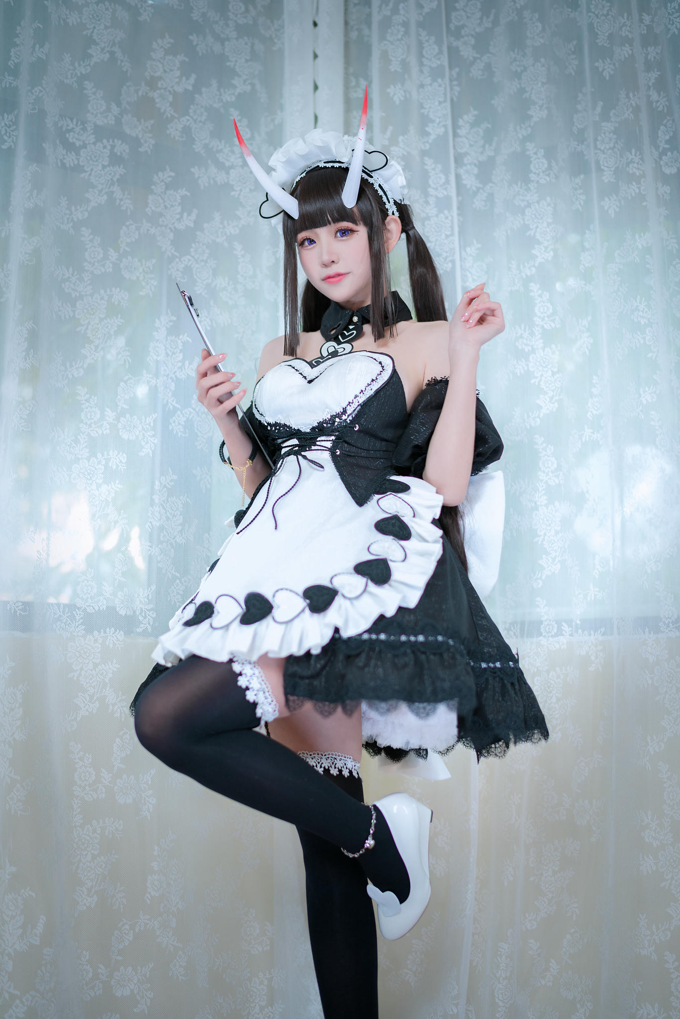 miko酱ww NO.006 碧蓝航线 能代女仆 [36P-90MB]_第1集