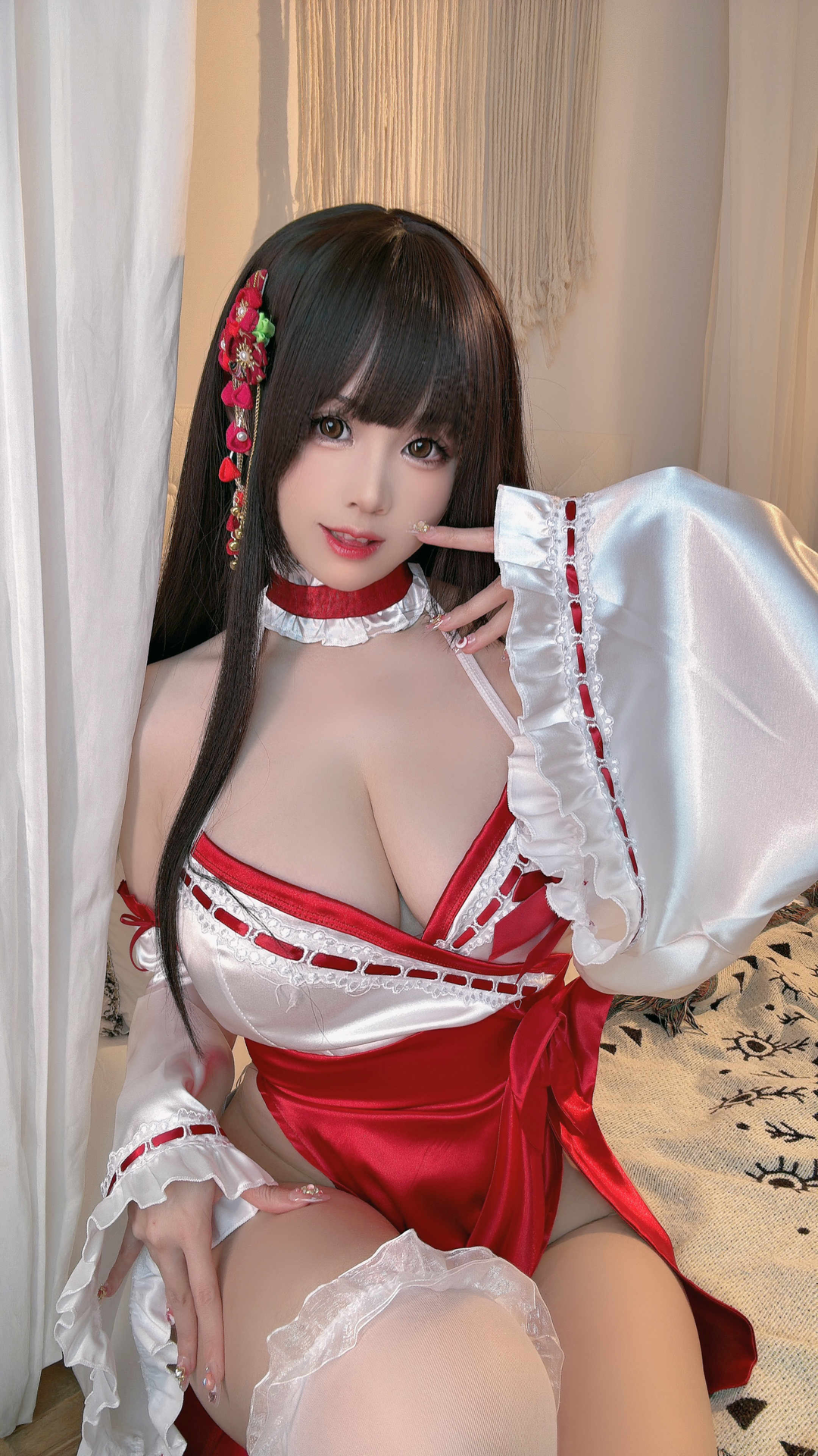 miko酱ww NO.052 2024年03月合集 [123P-2.63GB]-白丝女仆 [18P-410MB]_第1集