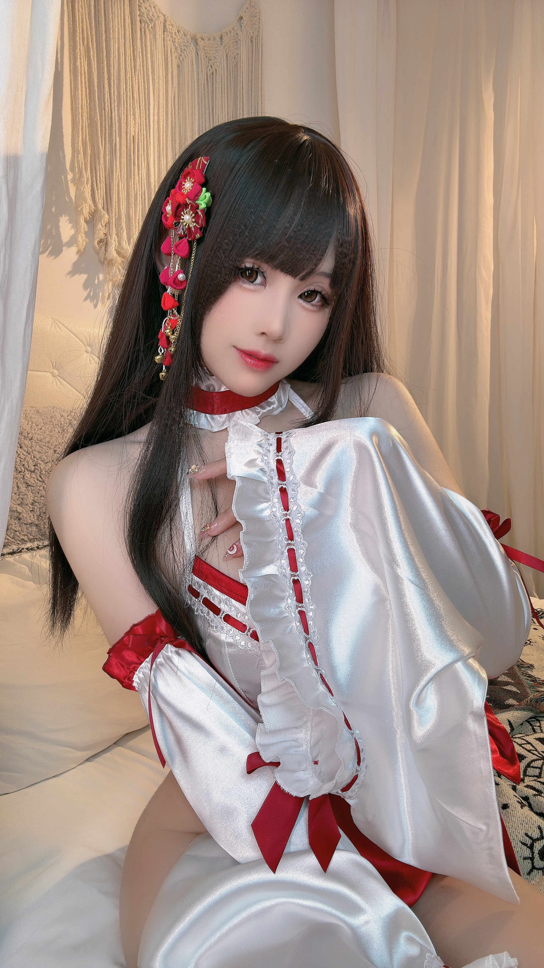 miko酱ww NO.052 2024年03月合集 [123P-2.63GB]-白丝女仆 [18P-410MB]_第1集