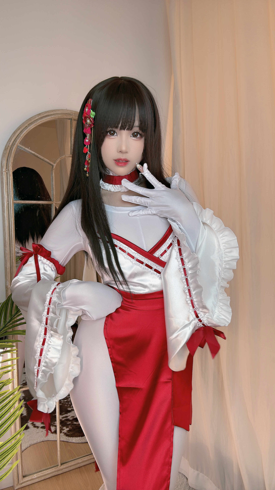 miko酱ww NO.052 2024年03月合集 [123P-2.63GB]-白丝女仆 [18P-410MB]_第1集