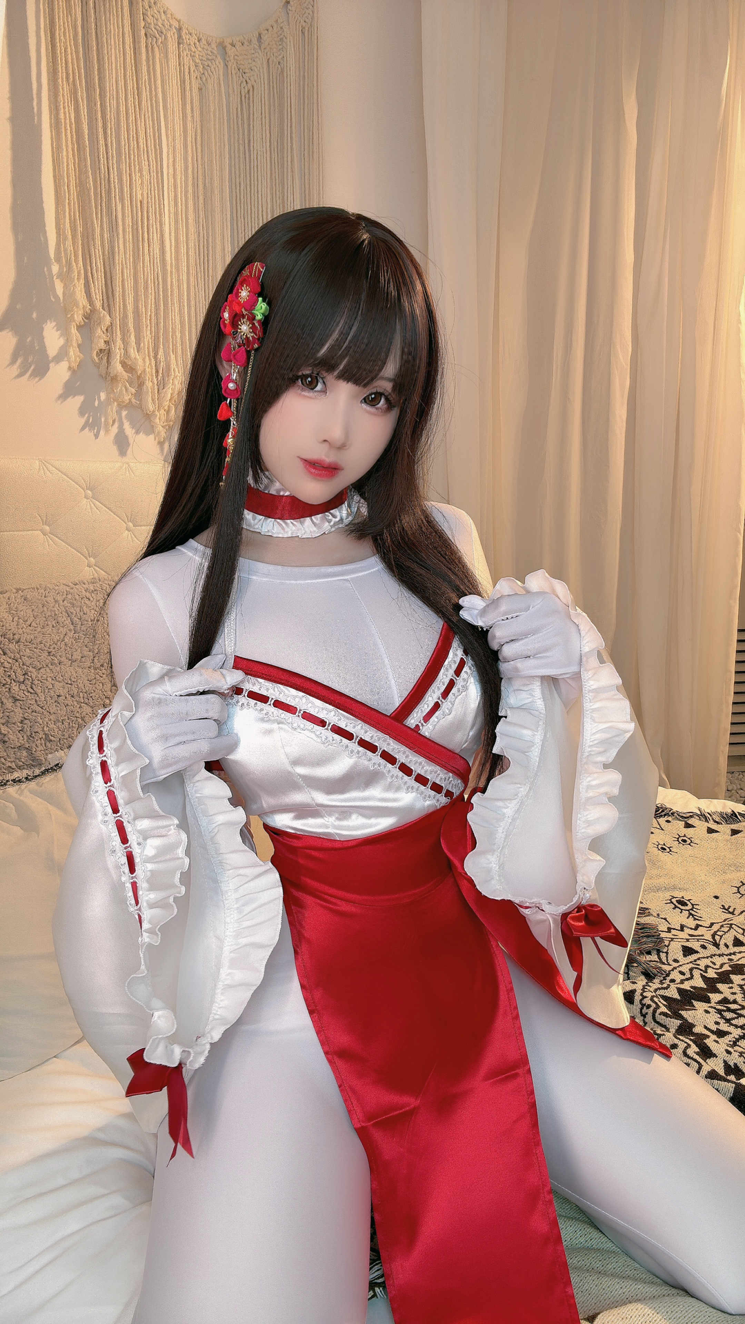 miko酱ww NO.052 2024年03月合集 [123P-2.63GB]-白丝女仆 [18P-410MB]_第1集