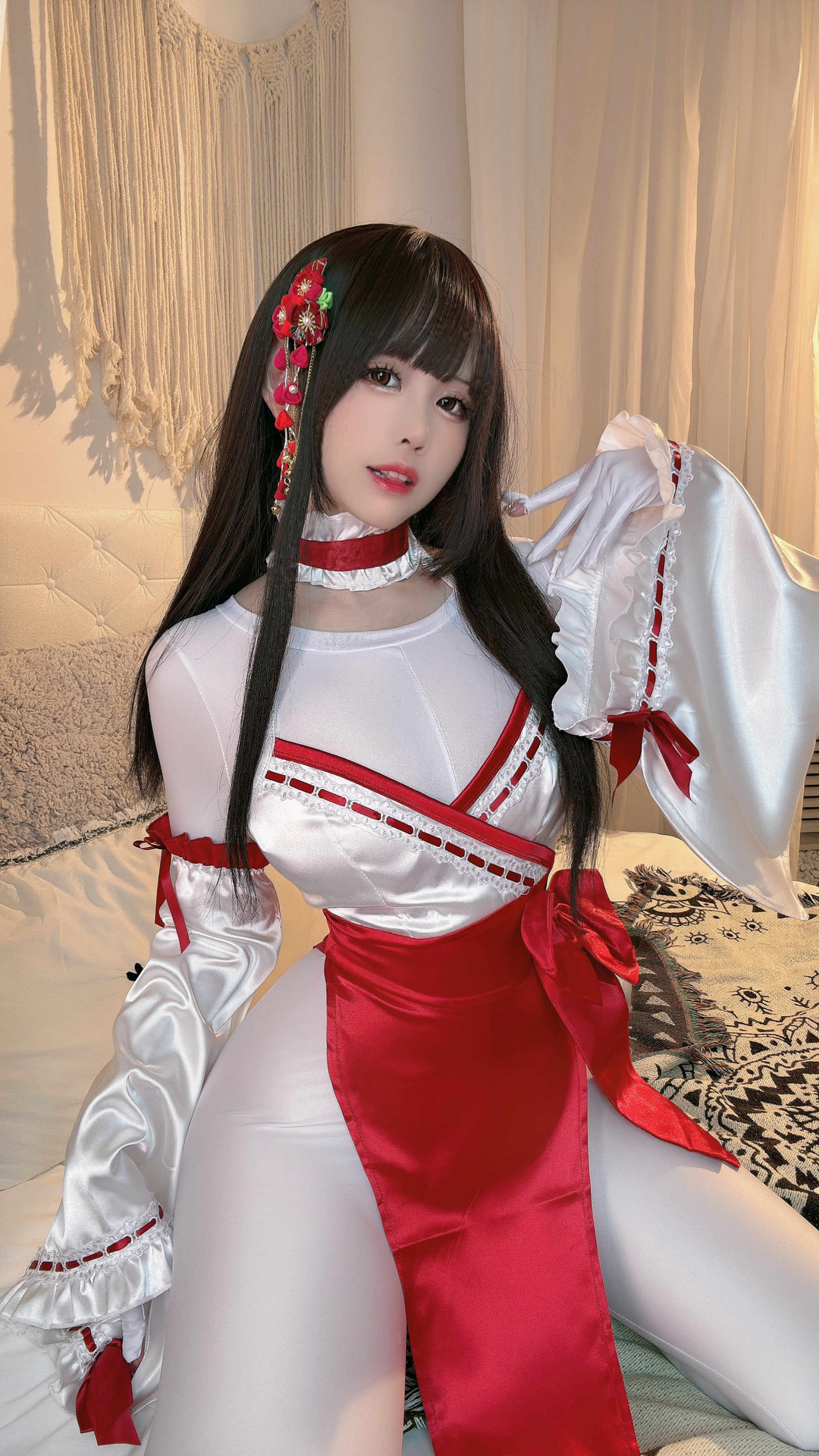 miko酱ww NO.052 2024年03月合集 [123P-2.63GB]-白丝女仆 [18P-410MB]_第1集