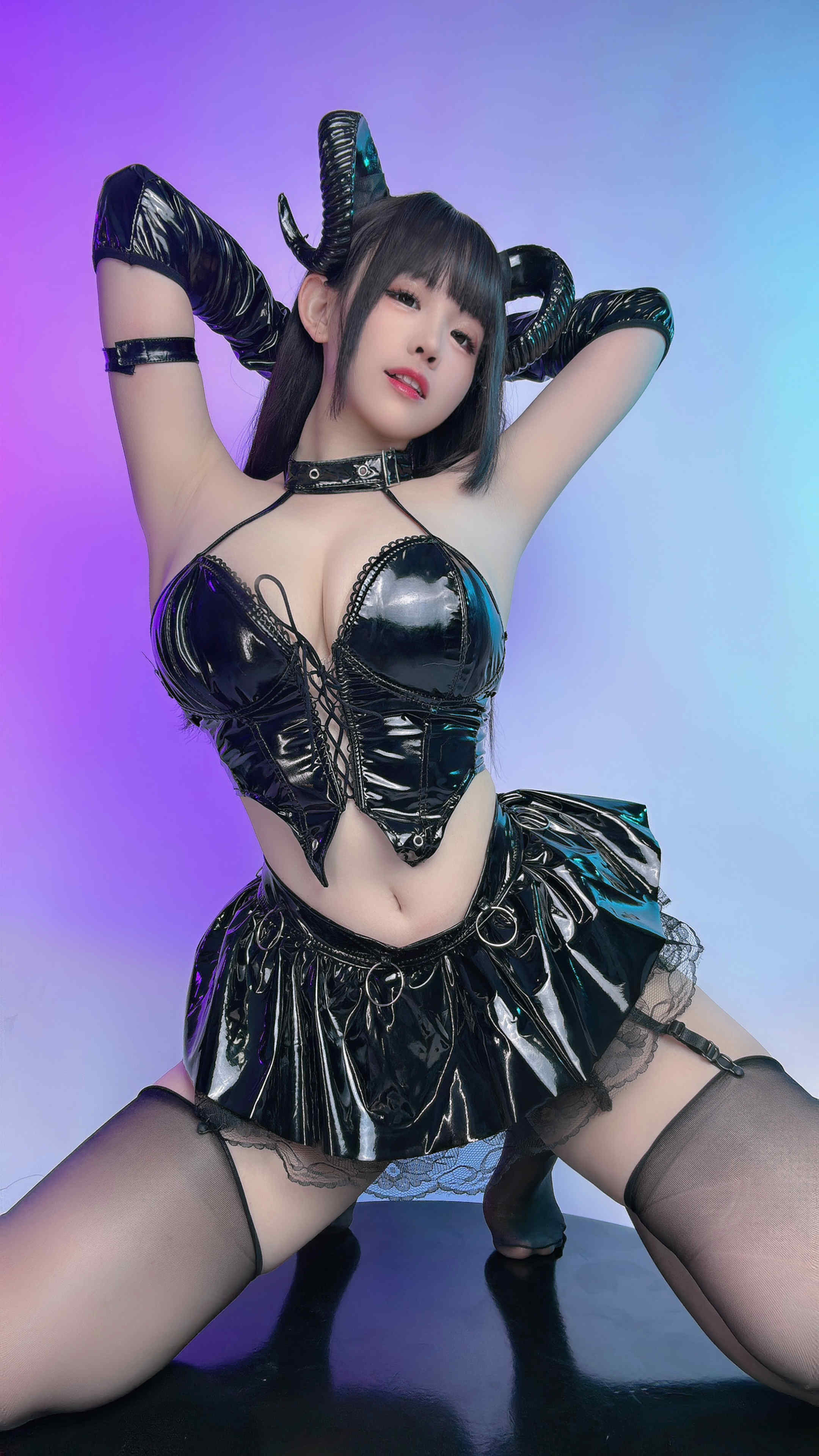 miko酱ww NO.058 黑翼魅魔 [22P-100MB]_第1集