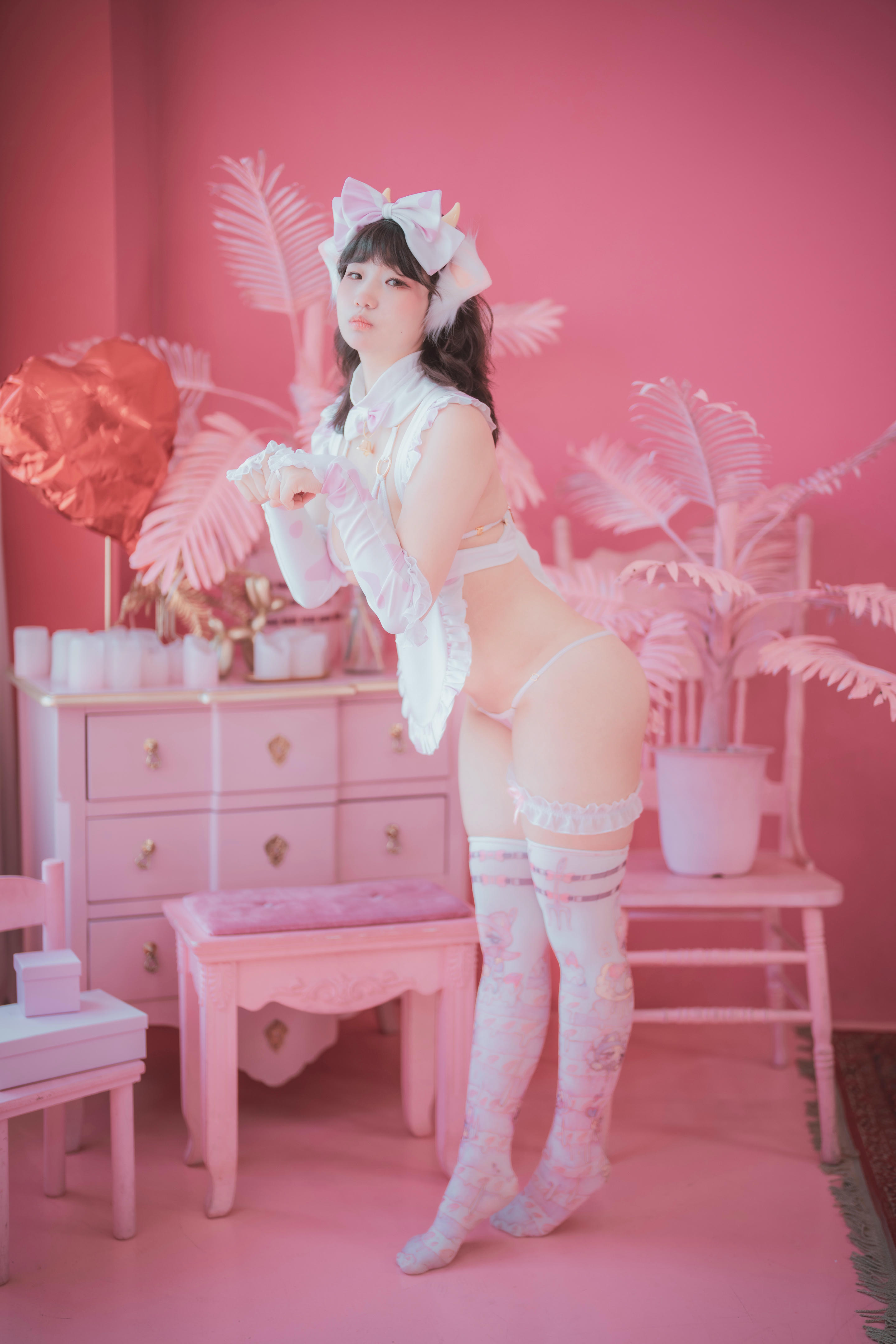 韩国美女-DJAWA Photo Vol.0228 - Mimmi (밈미) - Cream Cow Milk [106P 1.54GB]_第2集