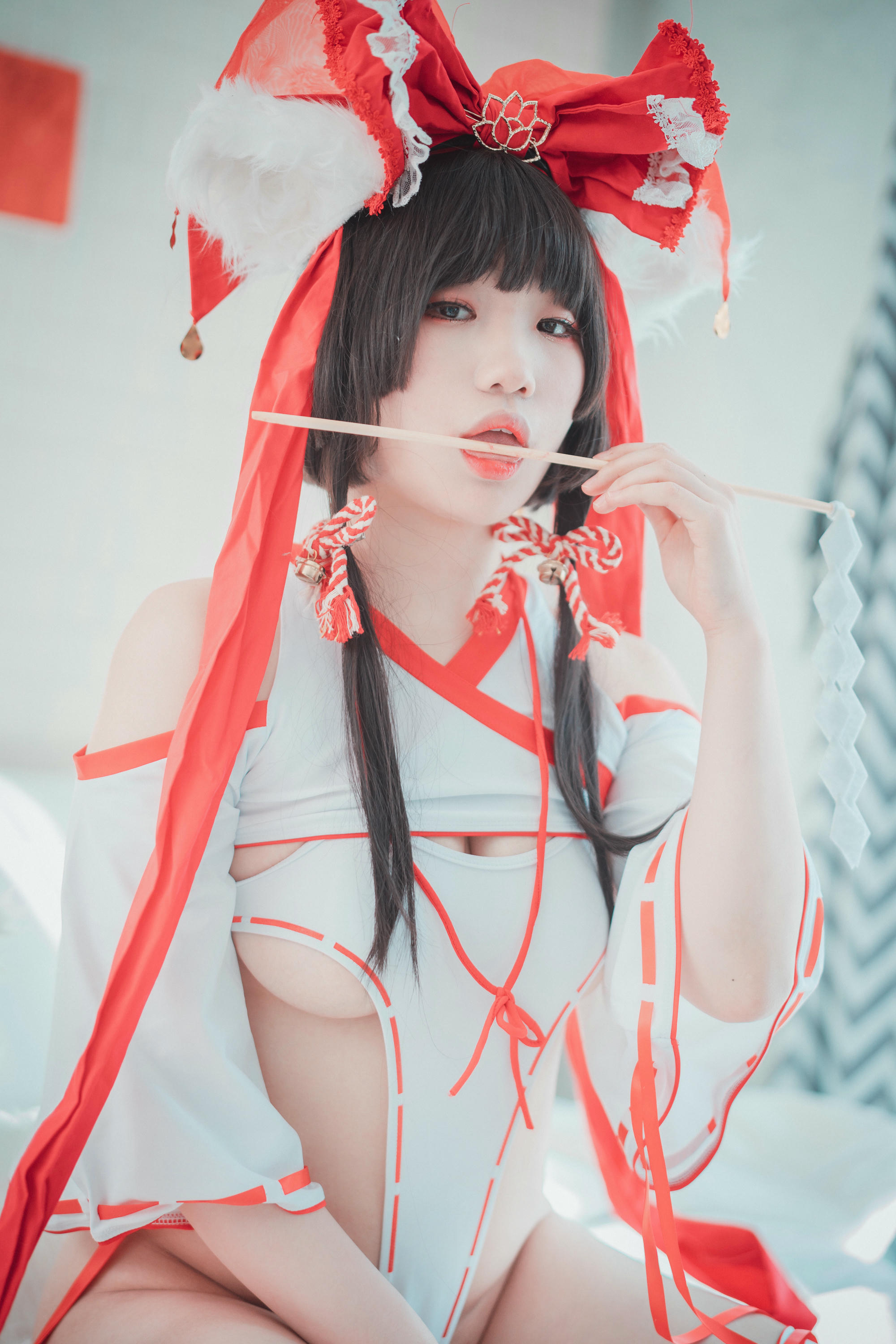 韩国美女-Mimmi NO.006 [DJAWA] Kitsune Miko (A ver)_第1集