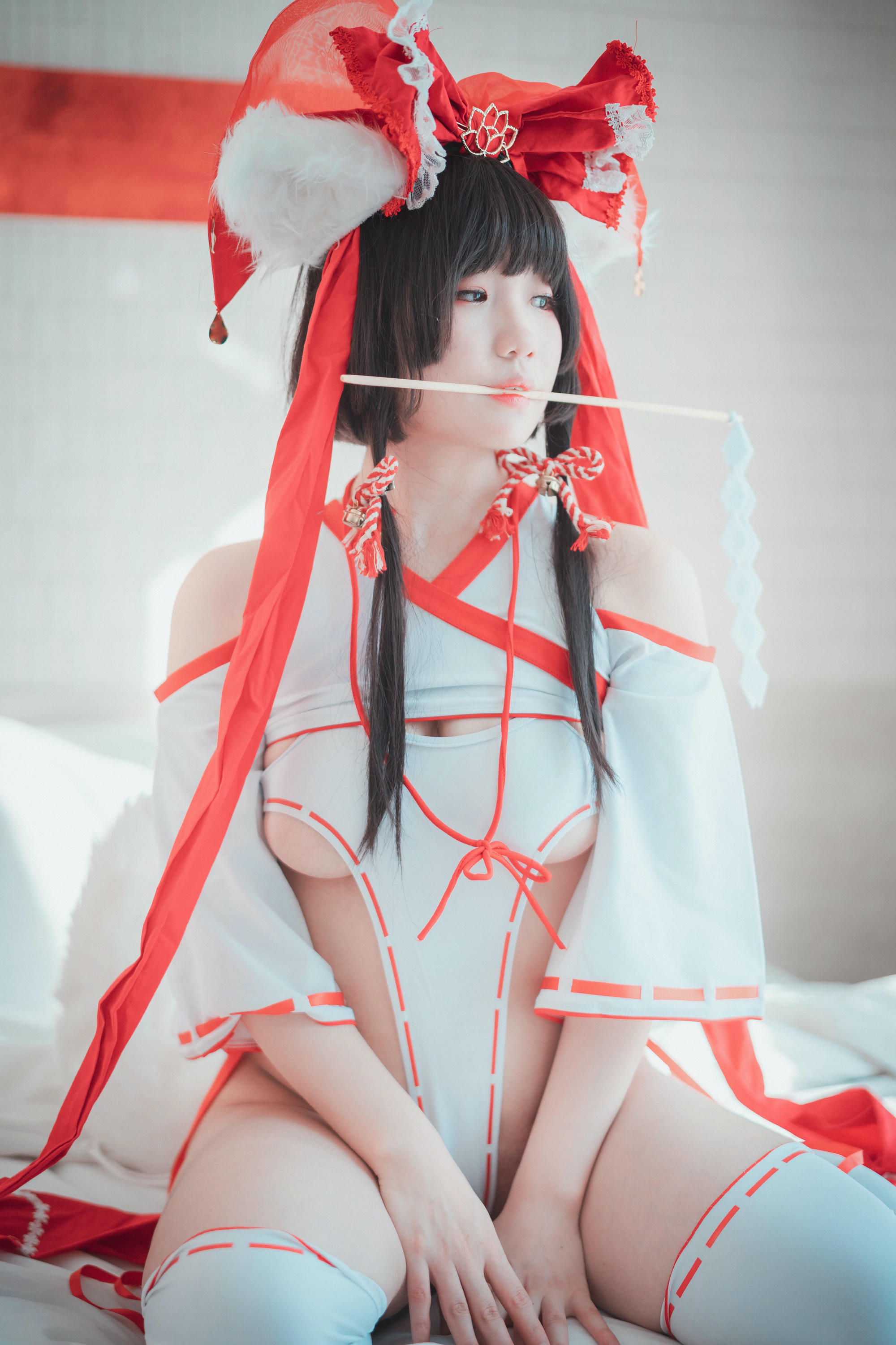 韩国美女-Mimmi NO.006 [DJAWA] Kitsune Miko (A ver)_第1集