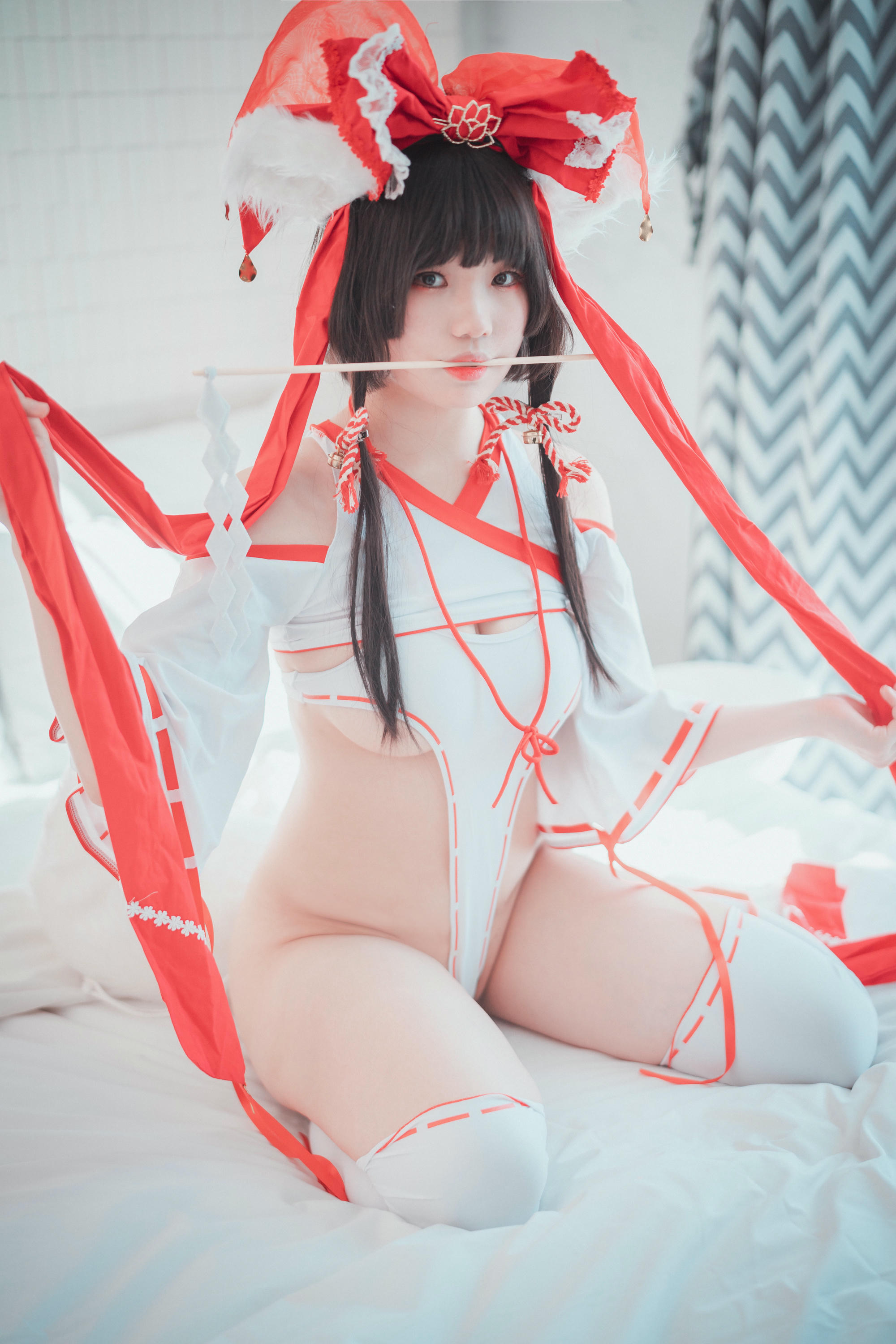韩国美女-Mimmi NO.006 [DJAWA] Kitsune Miko (A ver)_第1集