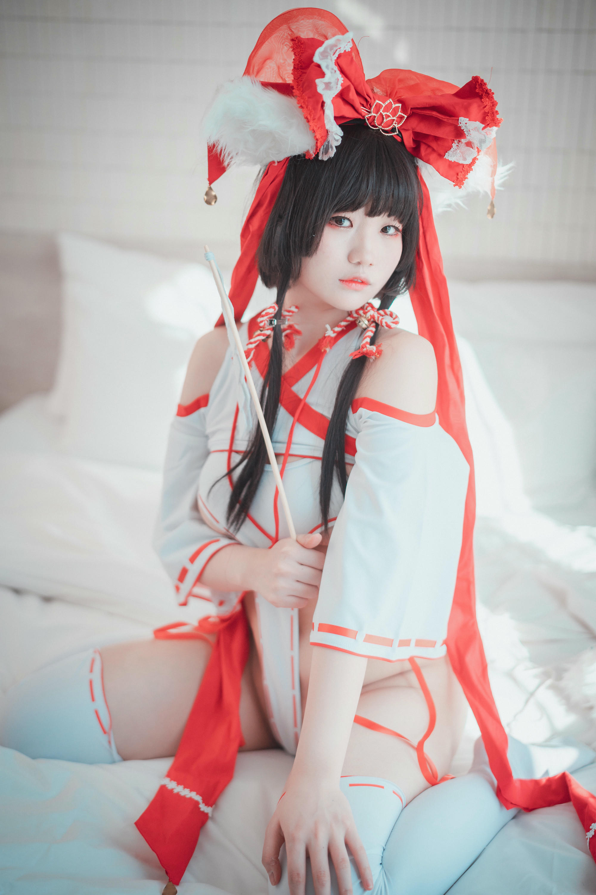 韩国美女-Mimmi NO.006 [DJAWA] Kitsune Miko (A ver)_第1集