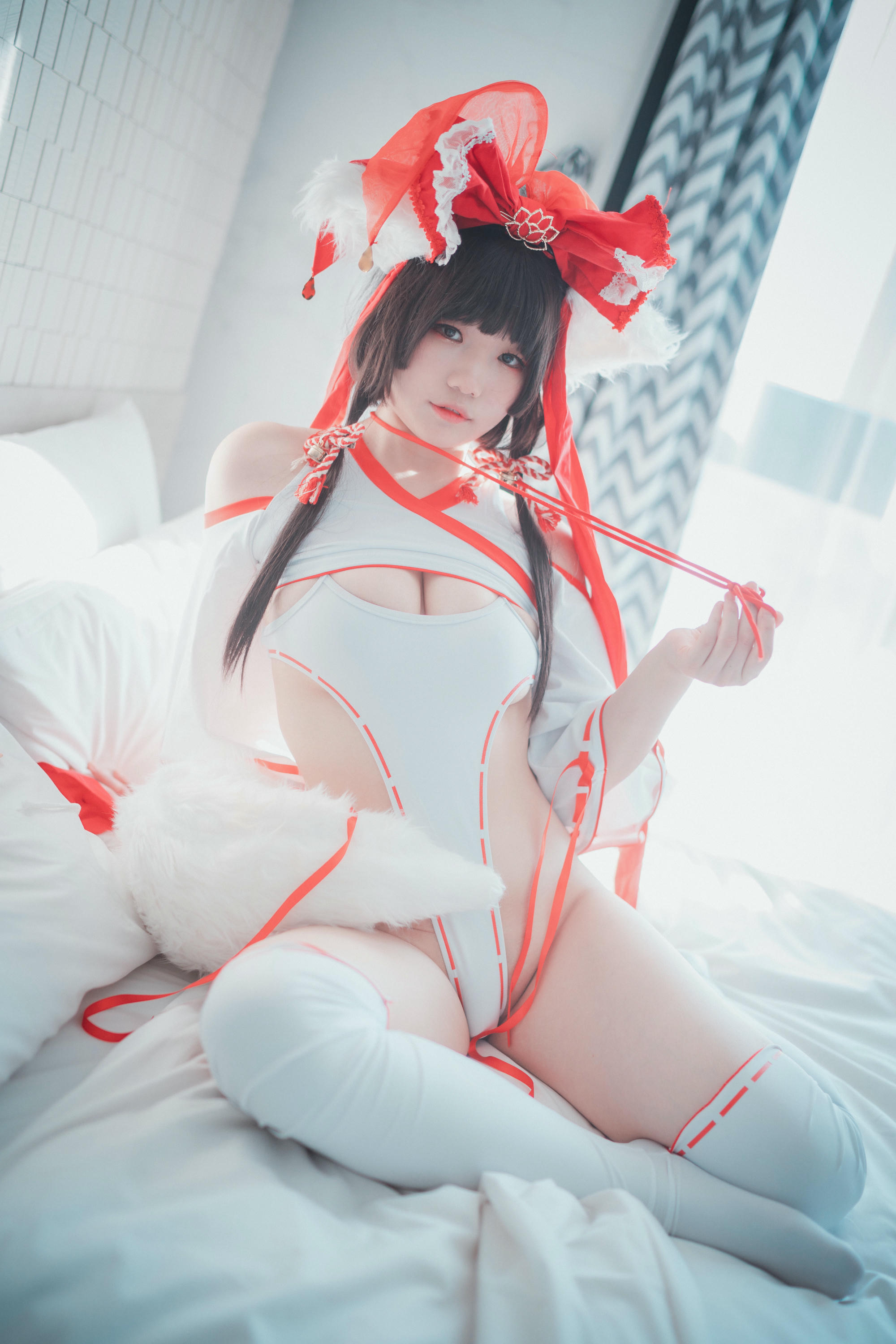 韩国美女-Mimmi NO.006 [DJAWA] Kitsune Miko (A ver)_第1集