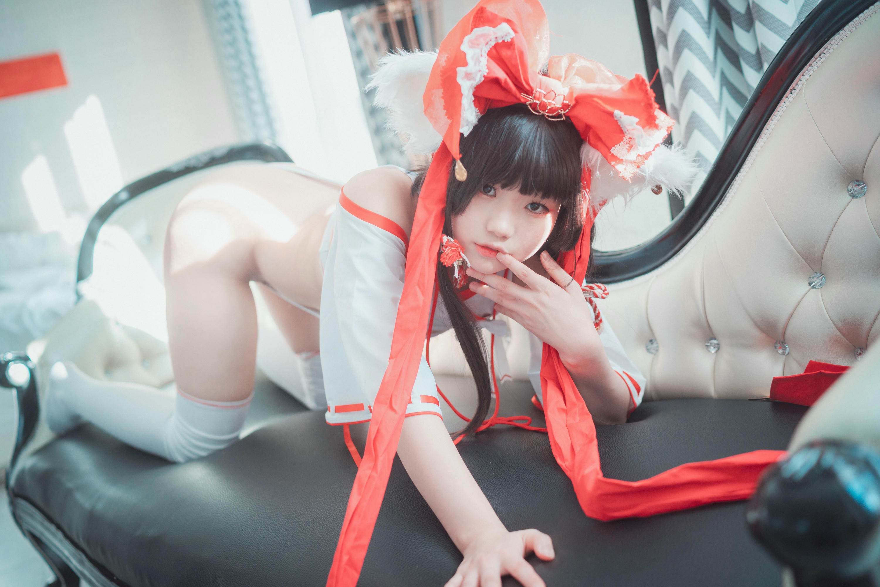 韩国美女-Mimmi NO.006 [DJAWA] Kitsune Miko (A ver)_第2集