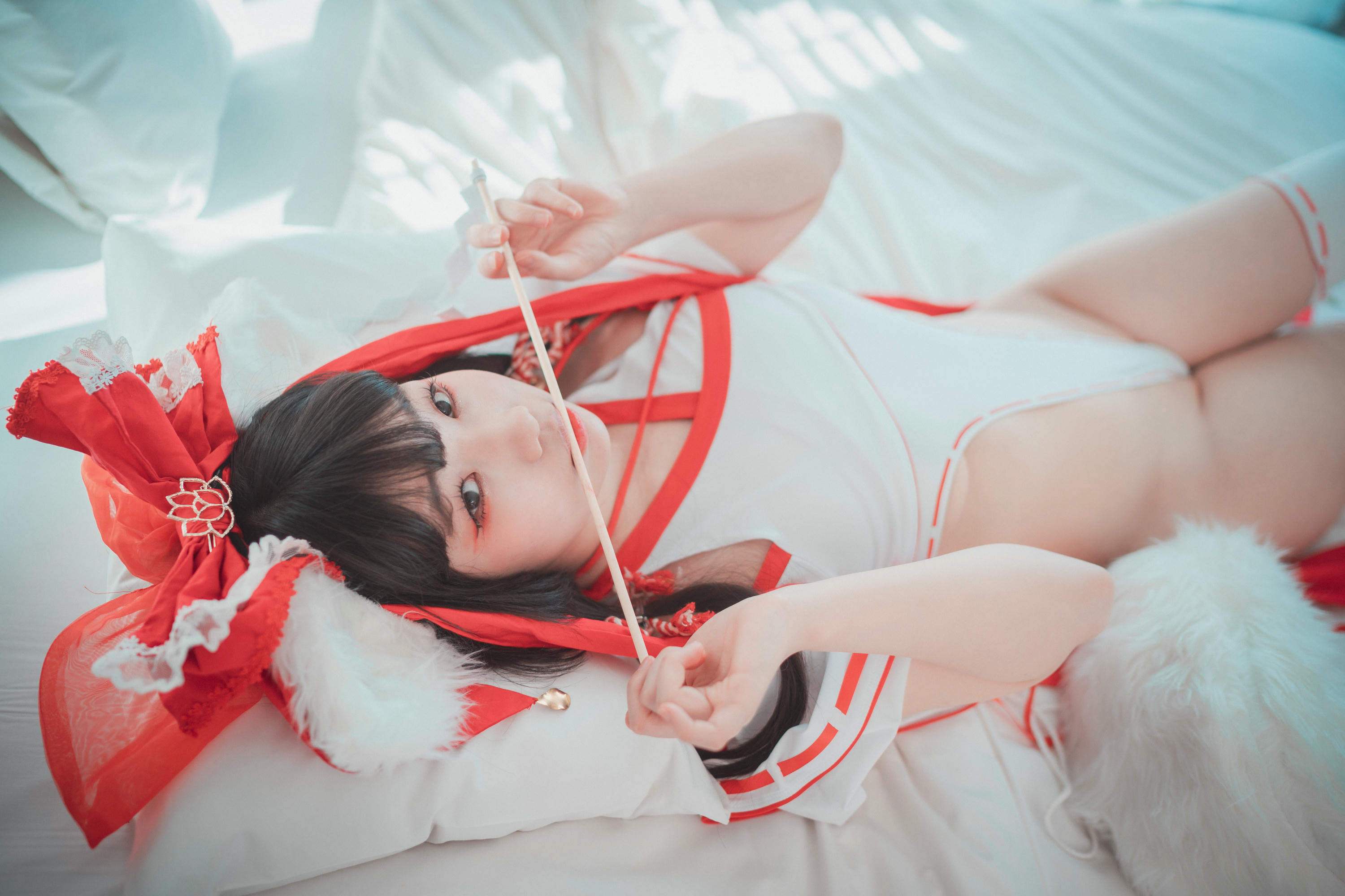 韩国美女-Mimmi NO.006 [DJAWA] Kitsune Miko (A ver)_第1集