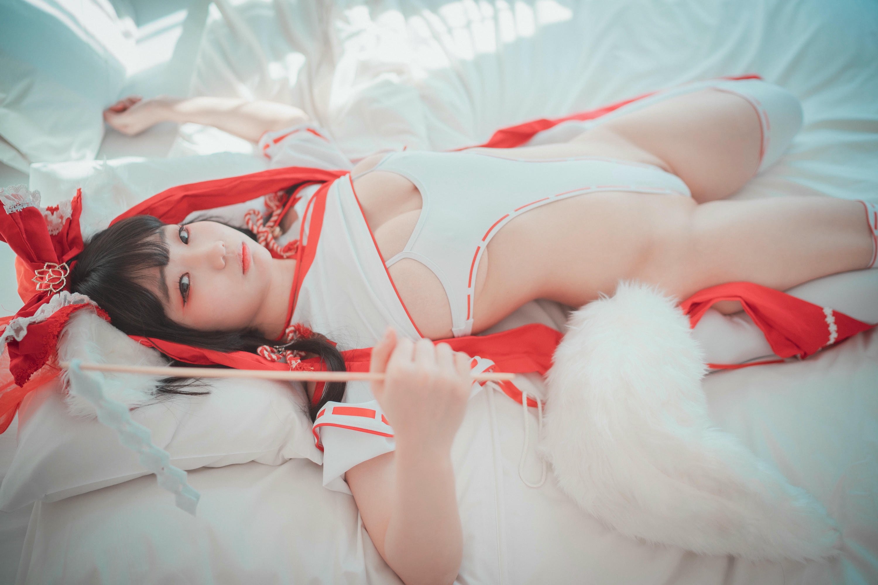 韩国美女-Mimmi NO.006 [DJAWA] Kitsune Miko (A ver)_第1集