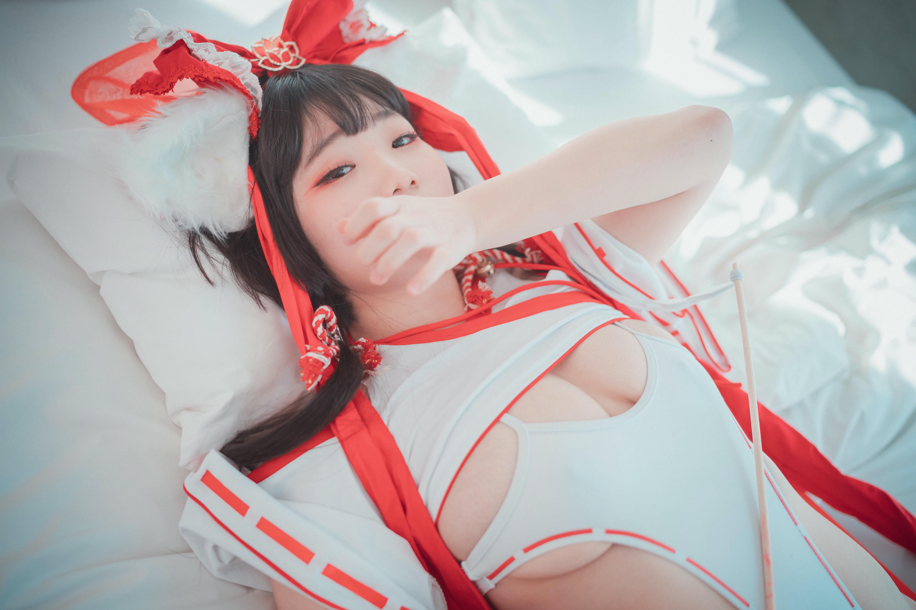 韩国美女-Mimmi NO.006 [DJAWA] Kitsune Miko (A ver)_第1集