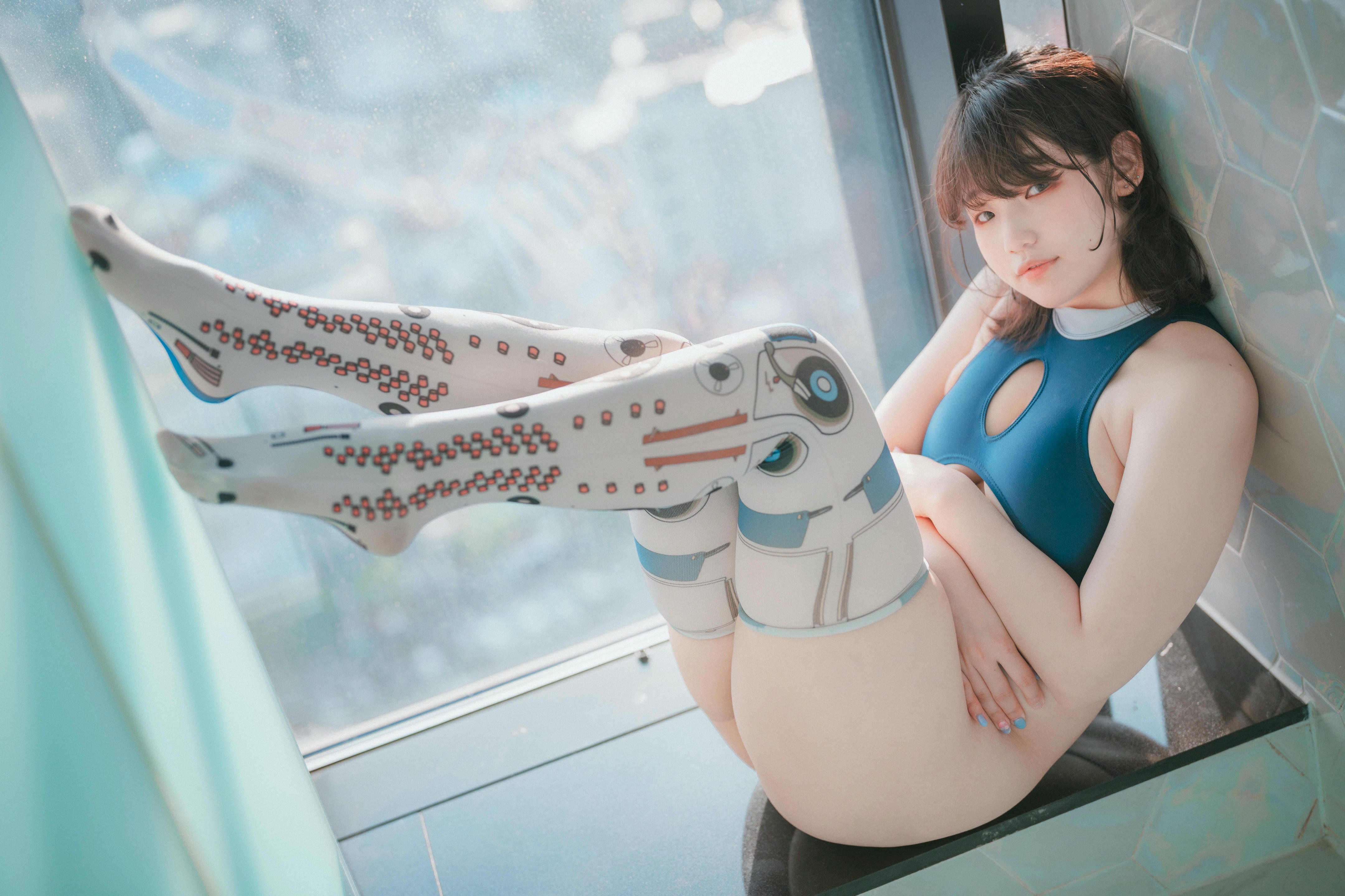 韩国美女-Mimmi NO.013 [DJAWA] Swimming Lessons #8-Normal_第4集