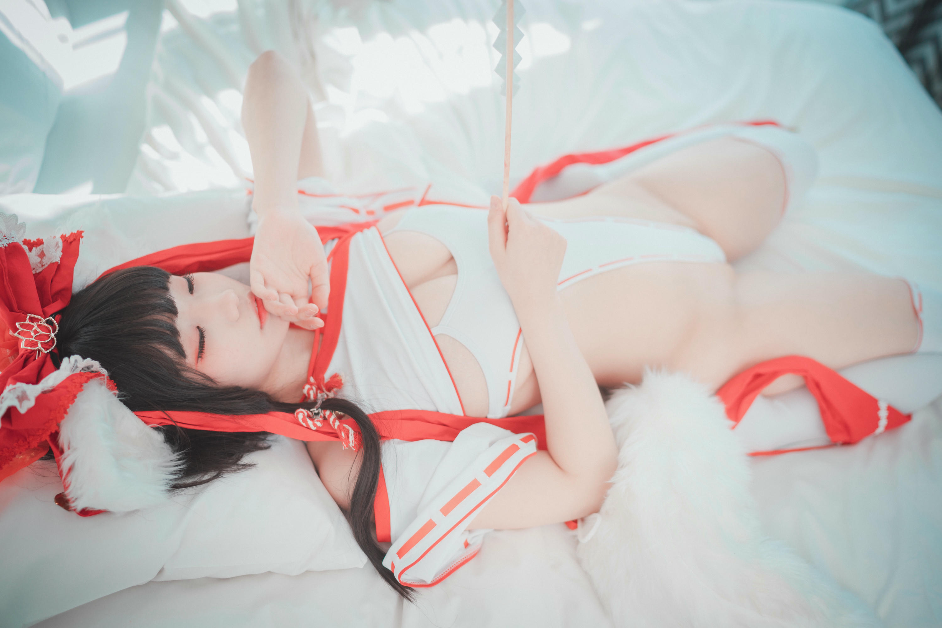 韩国美女-Mimmi NO.038 (밈미) DJAWA Photo Kitsune Miko Ver B[93P-807.4M]_第2集