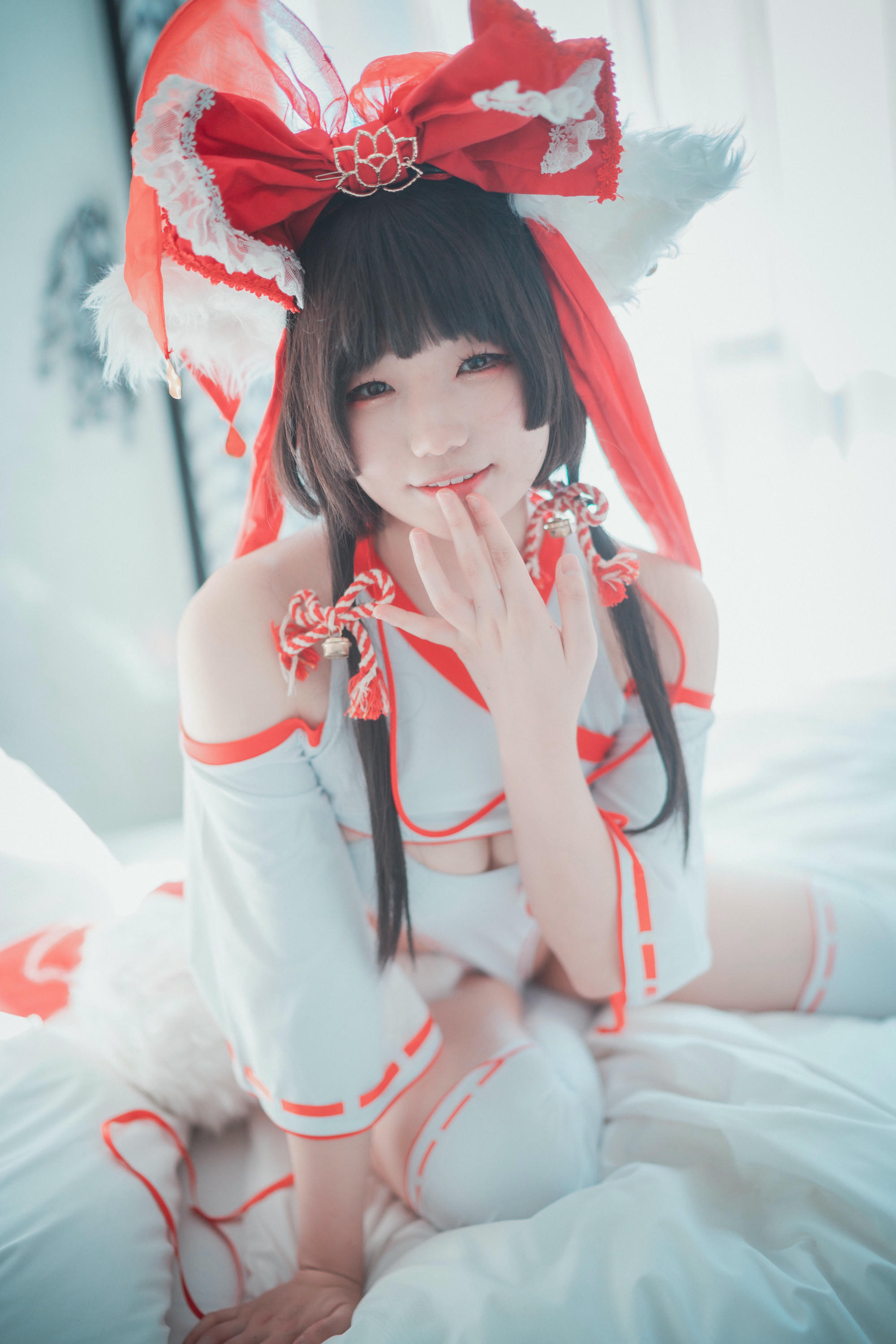 韩国美女-Mimmi NO.038 (밈미) DJAWA Photo Kitsune Miko Ver B[93P-807.4M]_第2集
