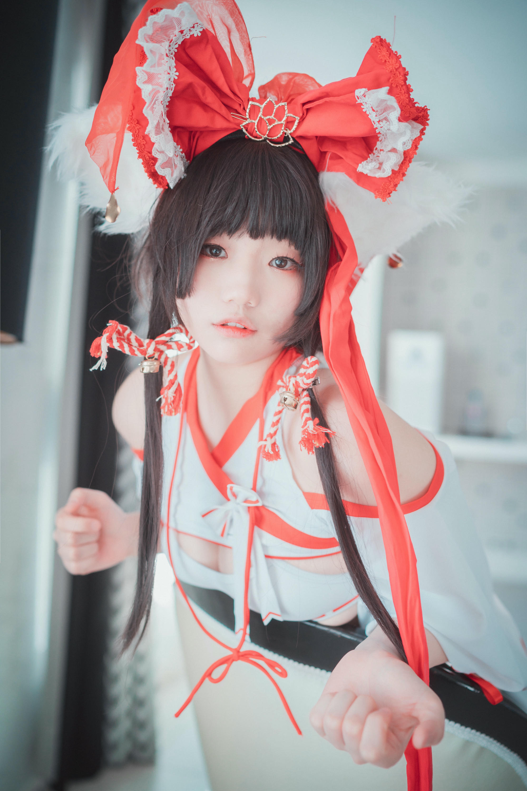 韩国美女-Mimmi NO.038 (밈미) DJAWA Photo Kitsune Miko Ver B[93P-807.4M]_第4集