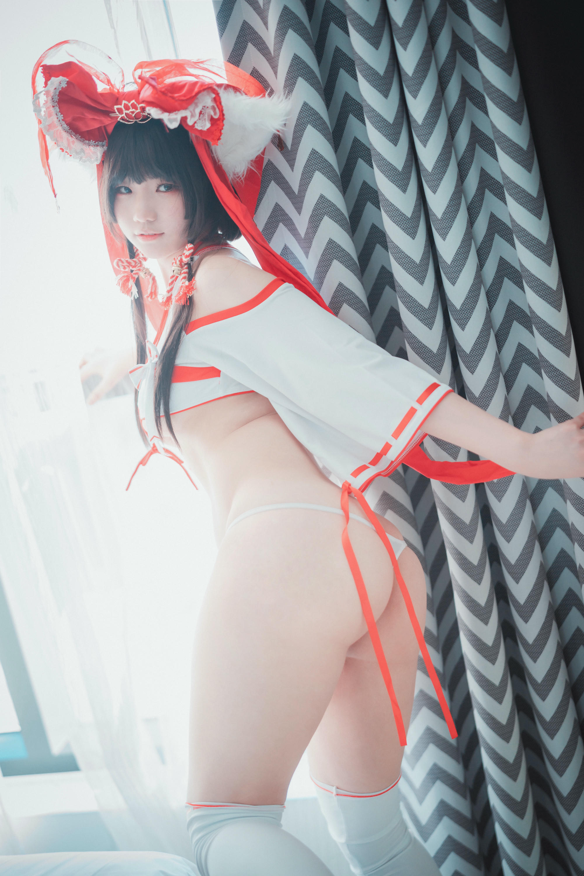 韩国美女-Mimmi NO.038 (밈미) DJAWA Photo Kitsune Miko Ver B[93P-807.4M]_第4集