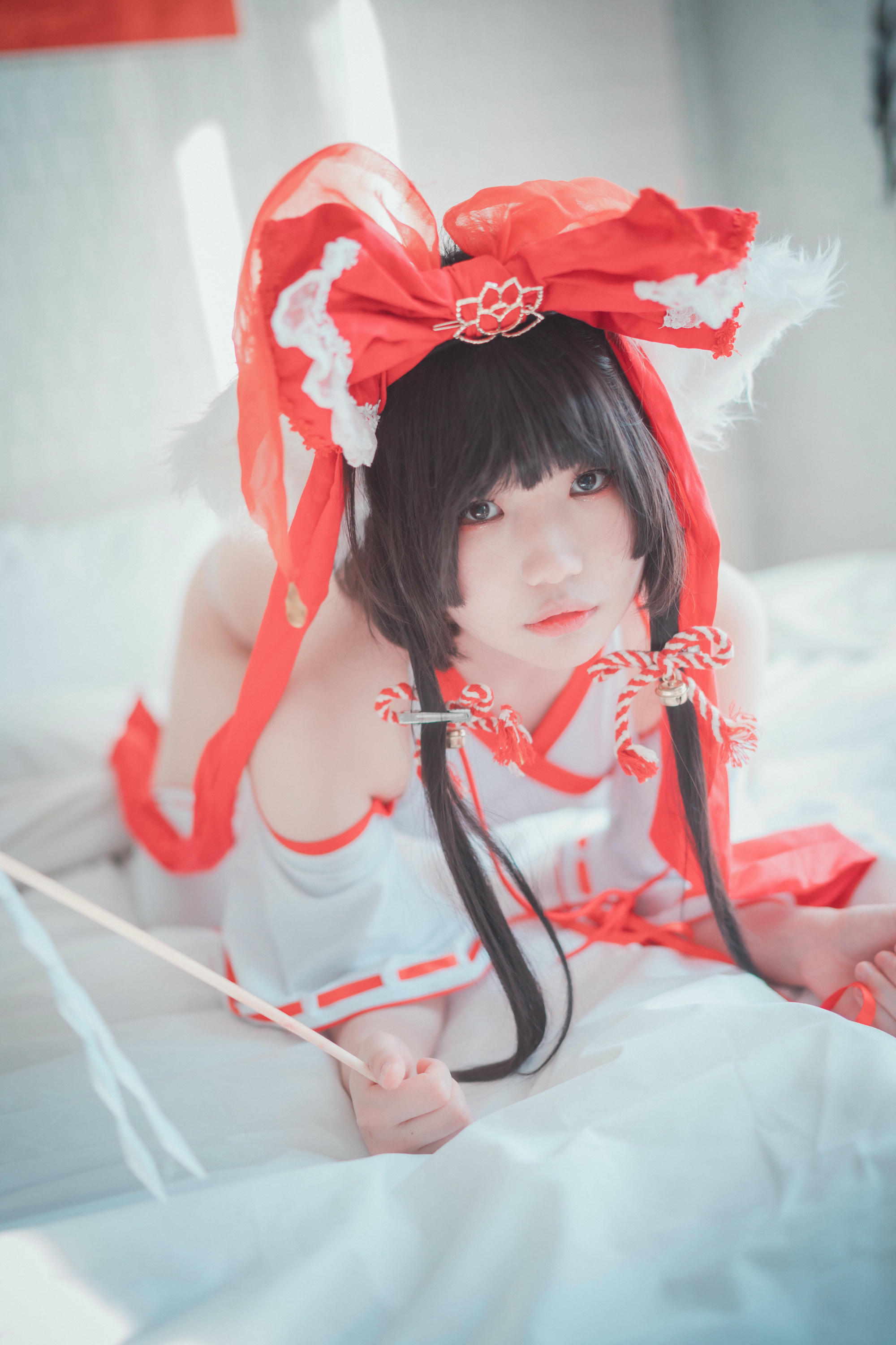 韩国美女-Mimmi NO.038 (밈미) DJAWA Photo Kitsune Miko Ver B[93P-807.4M]_第5集