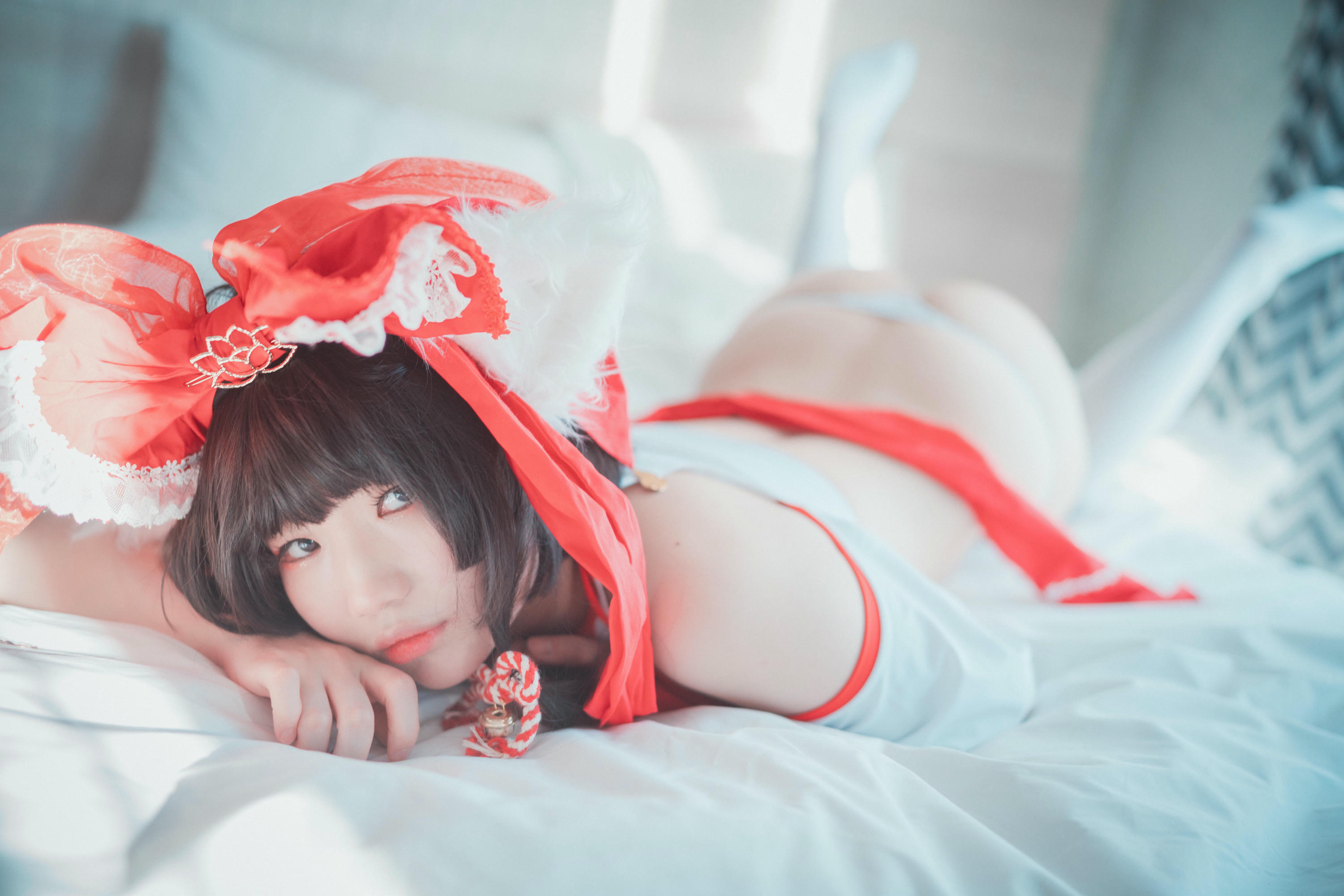 韩国美女-Mimmi NO.038 (밈미) DJAWA Photo Kitsune Miko Ver B[93P-807.4M]_第5集