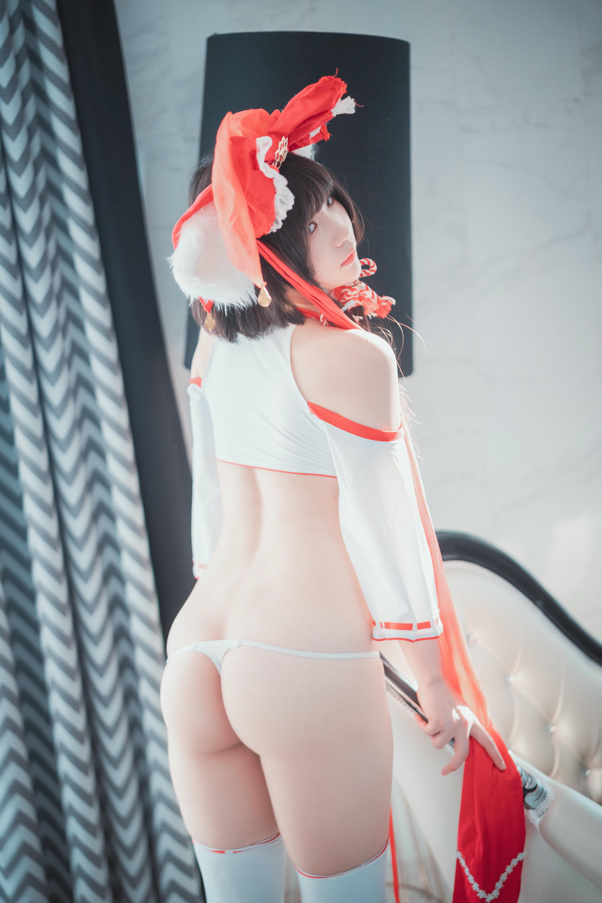 韩国美女-Mimmi NO.038 (밈미) DJAWA Photo Kitsune Miko Ver B[93P-807.4M]_第5集