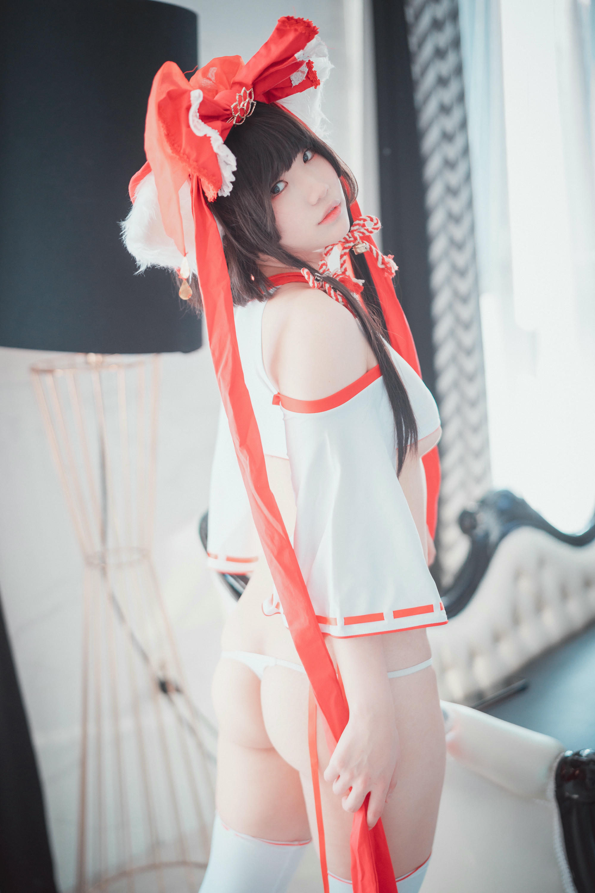 韩国美女-Mimmi NO.038 (밈미) DJAWA Photo Kitsune Miko Ver B[93P-807.4M]_第5集